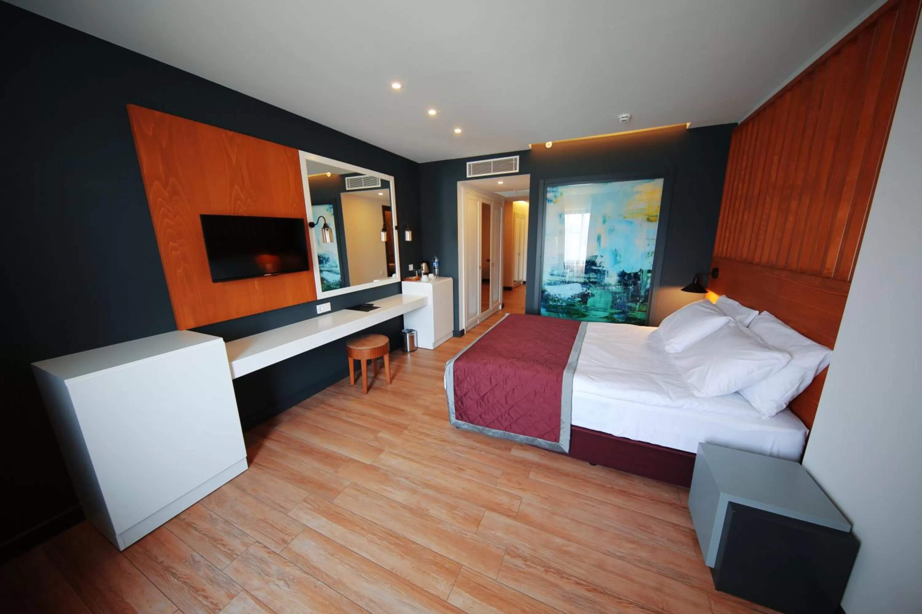 TV and multimedia, Bed in Sey Beach Hotel & Spa