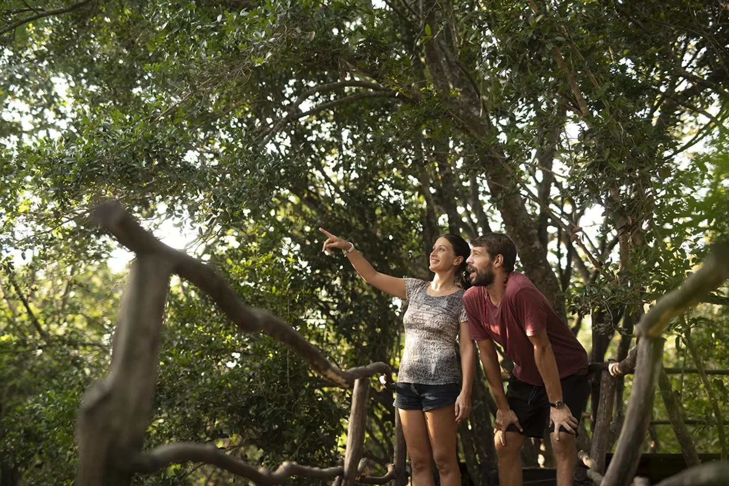 People in Lavendish Lake Giritale - Former Giritale Hotel