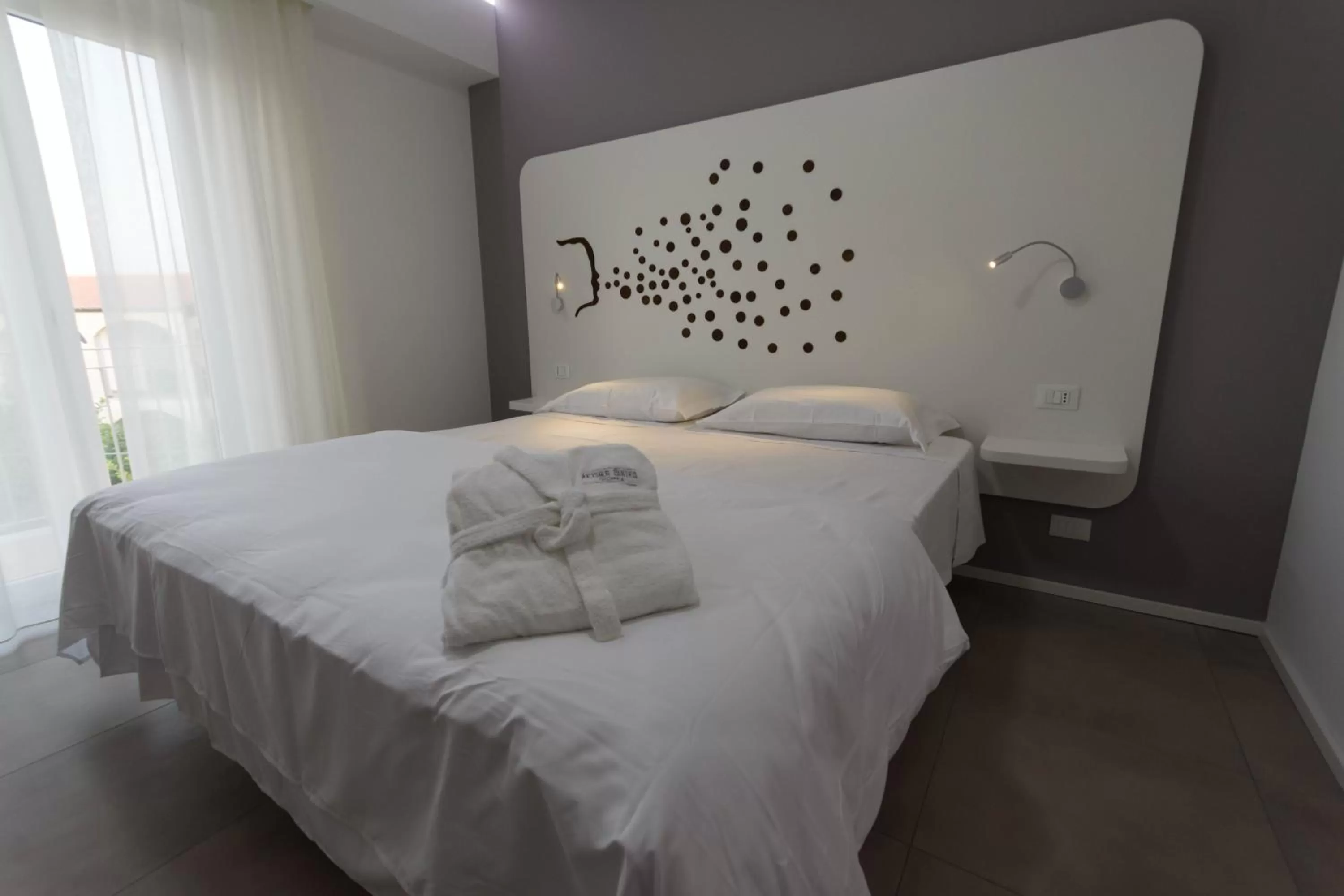 Bedroom, Bed in Aether Suites Tropea - Free Private Parking