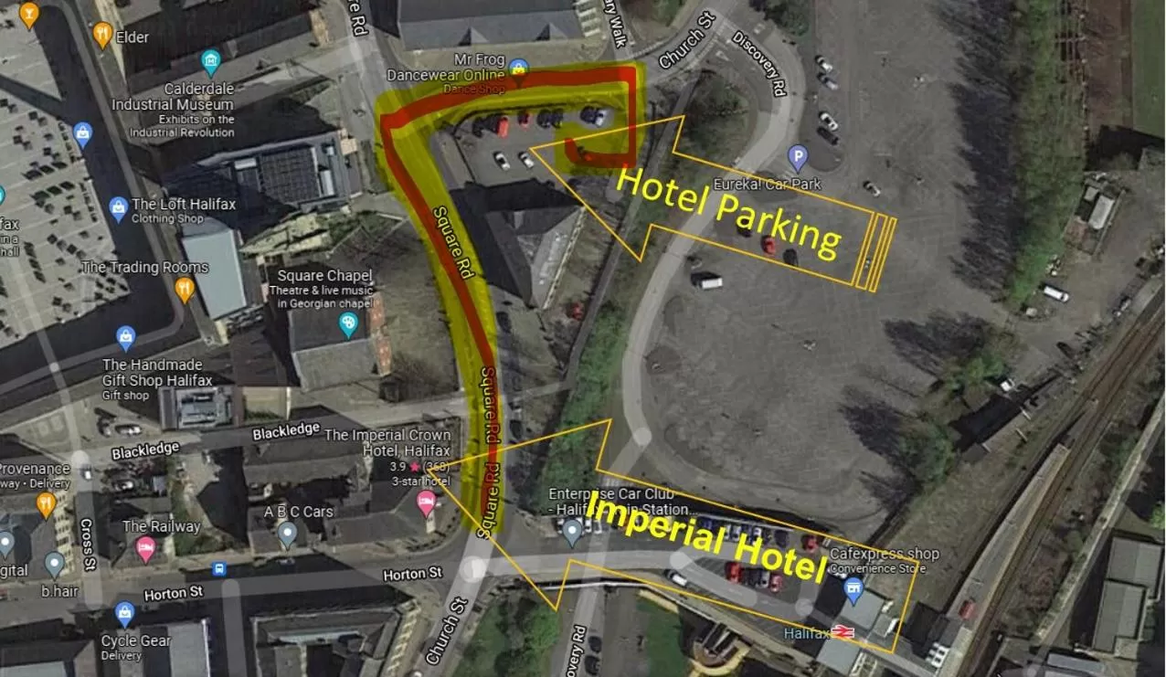 Street view in The Imperial Crown Hotel