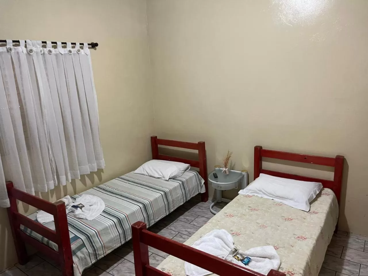 Bed in Hotel Vitória