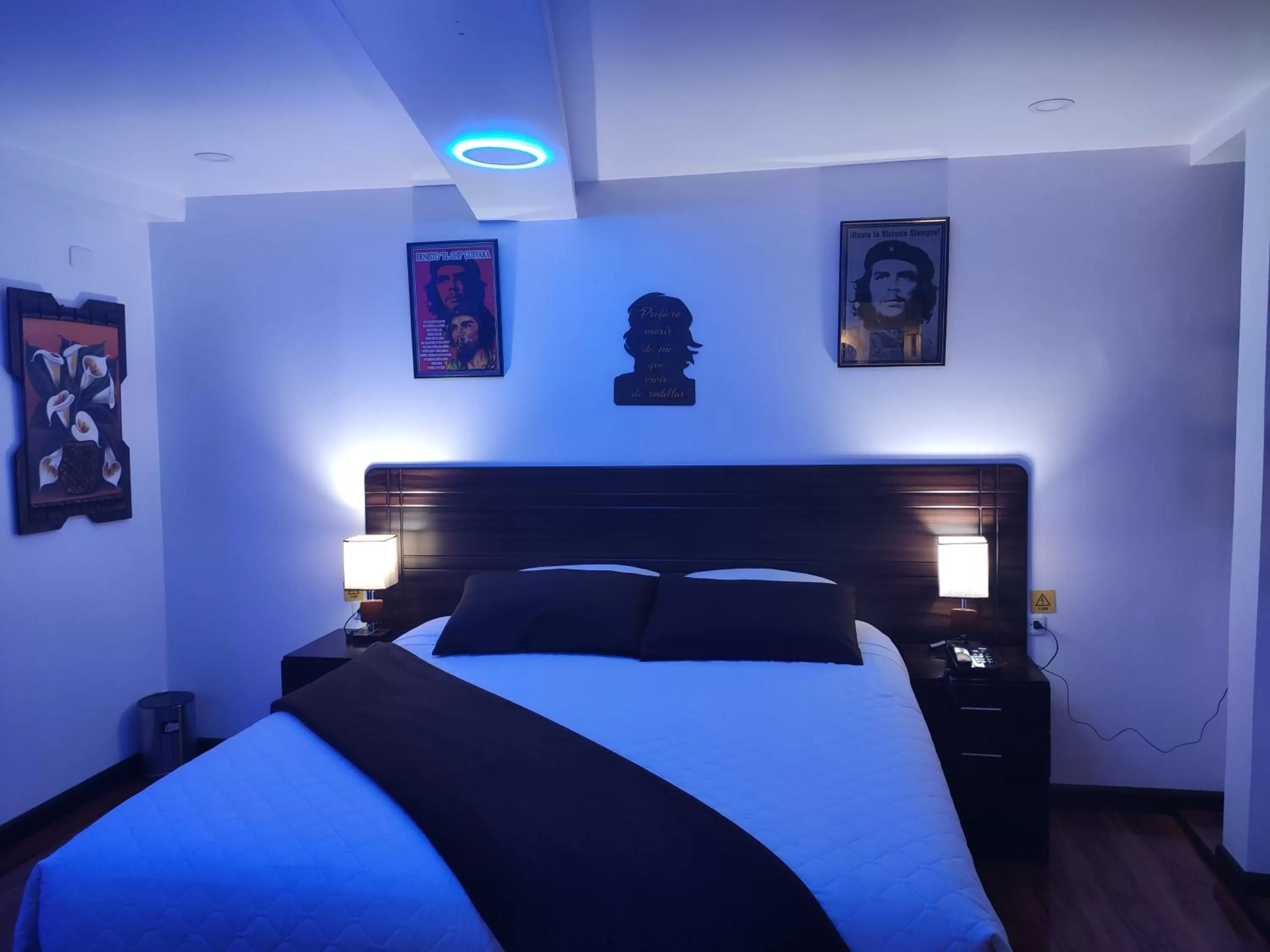 Bed in Hotel el Che No apto para corruptos