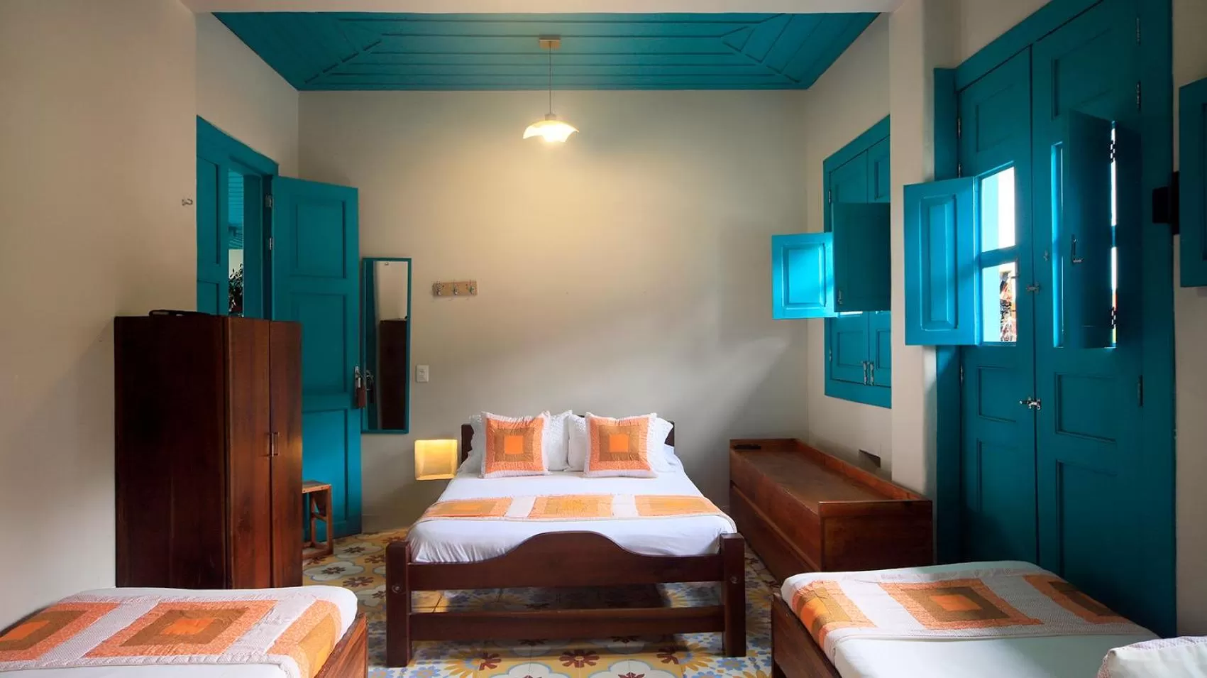 Bed in Casa de las Dos Palmas