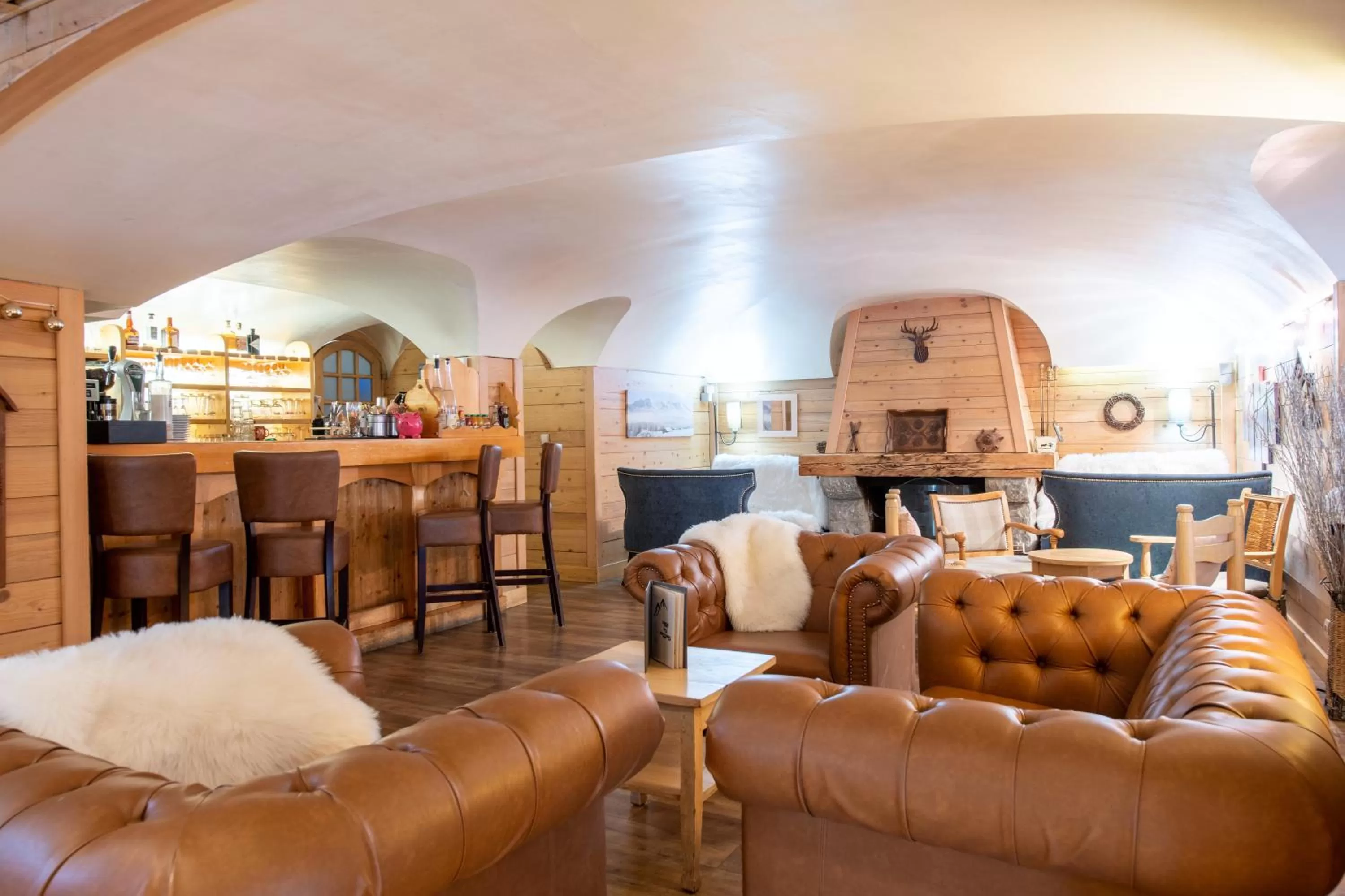 Living room in Hôtel La Montagne