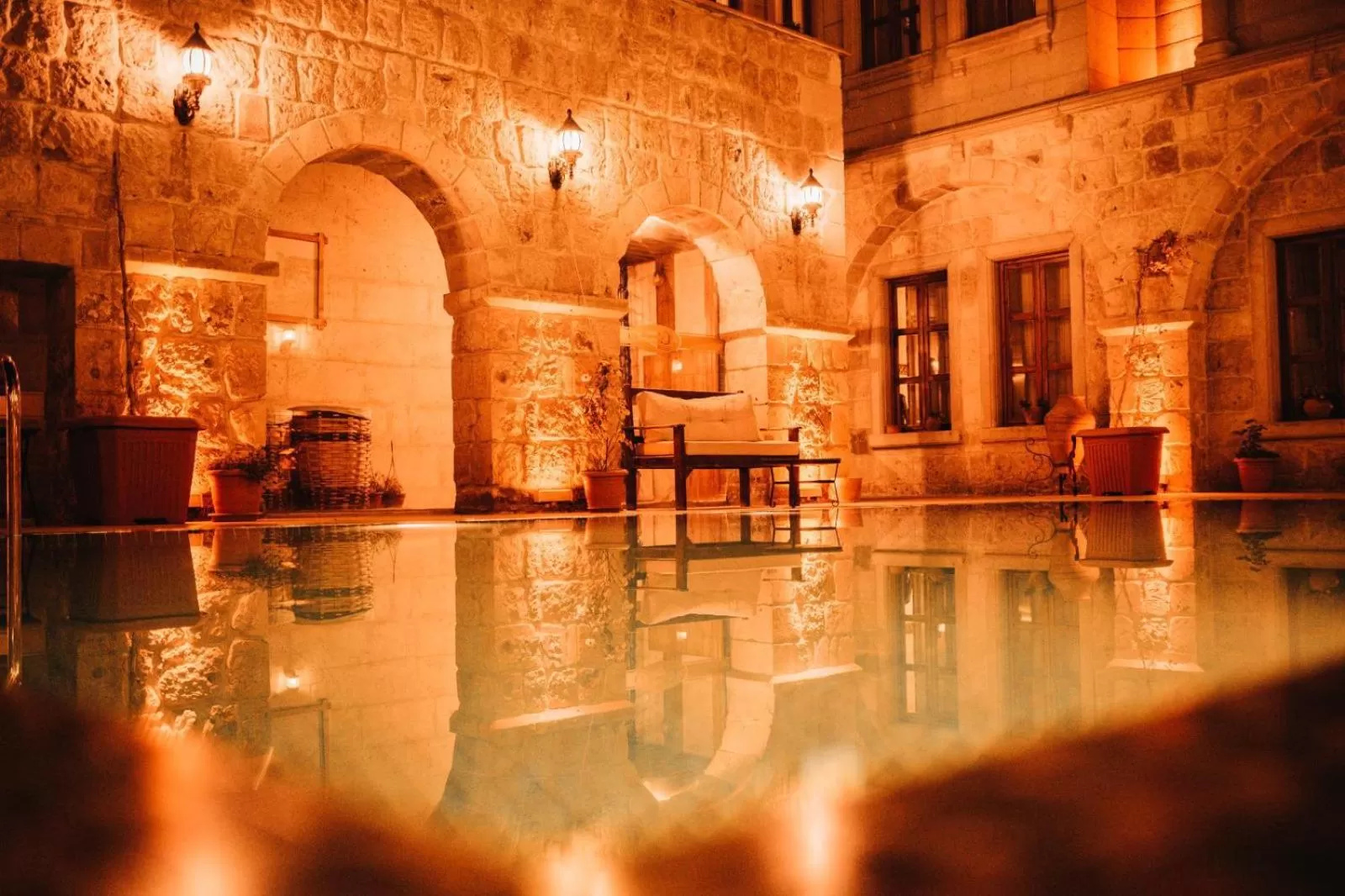 Swimming pool in Grand Cappadocia Hotel