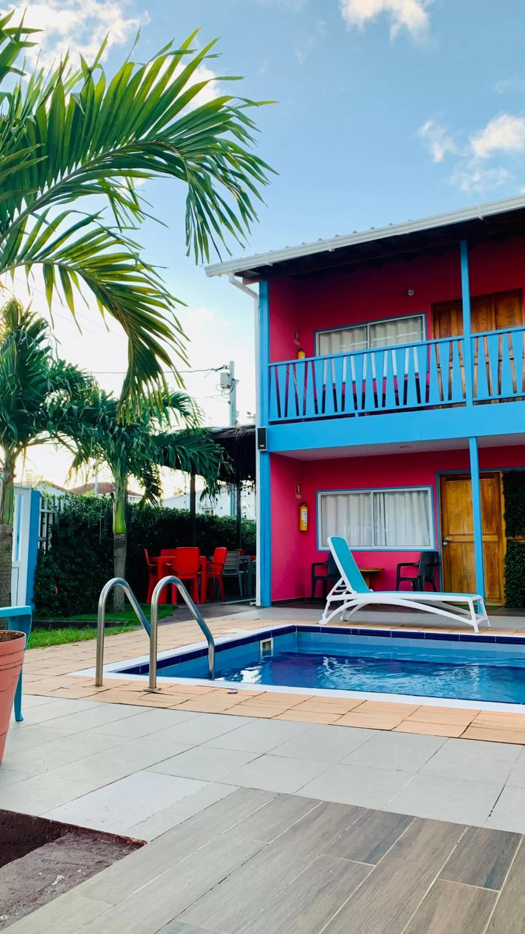 Pool view in Be Happy Hotel
