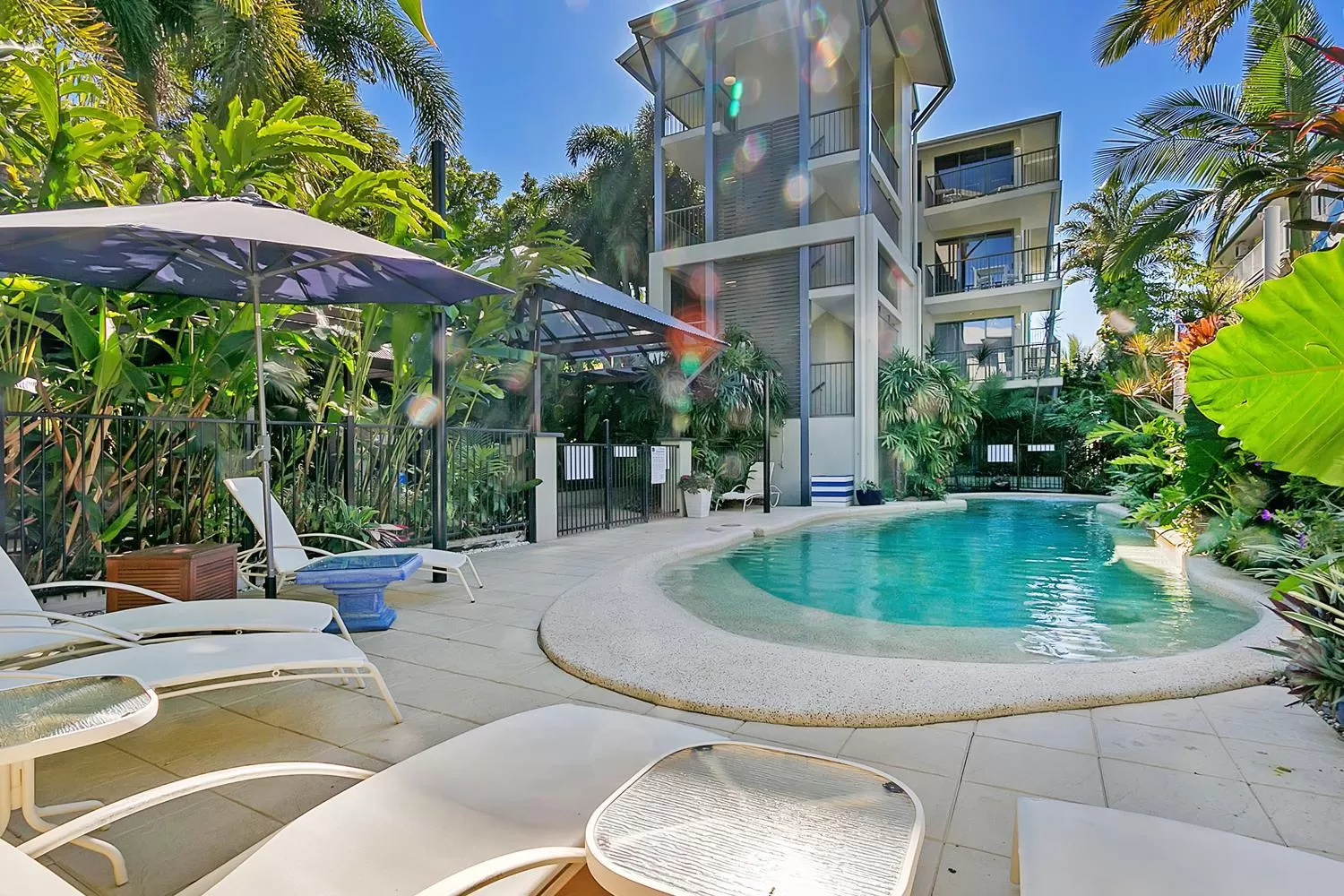Swimming pool in Sea Point on Trinity Beach