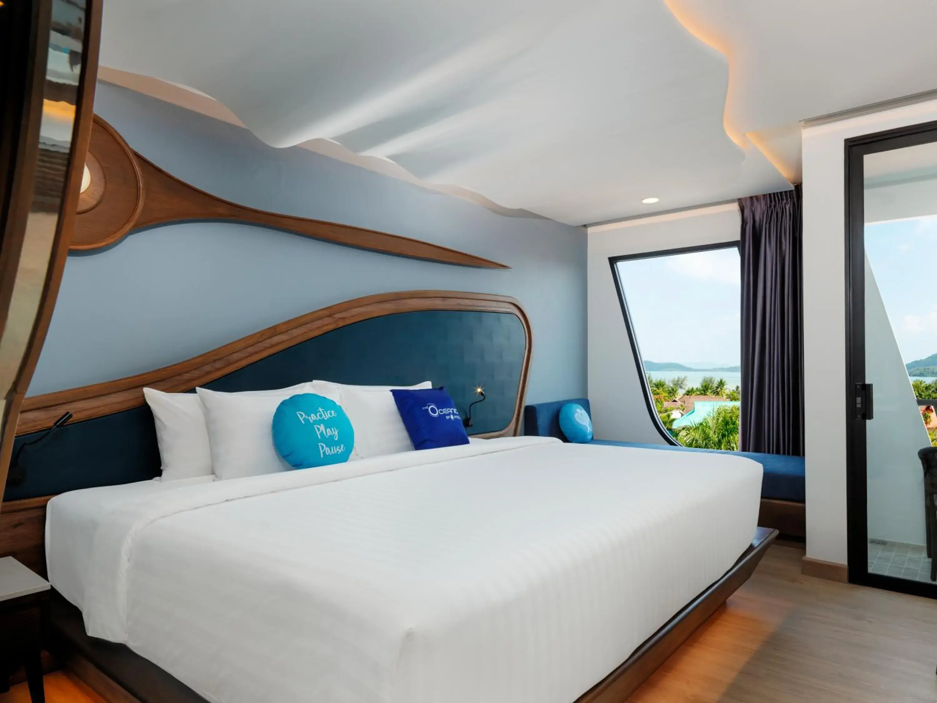 Deluxe Double Room with Sea View in The Oceanic Sportel Phuket - SHA Extra Plus Deluxe Double Room with Sea View in The Oceanic Sportel Phuket - SHA Extra Plus
