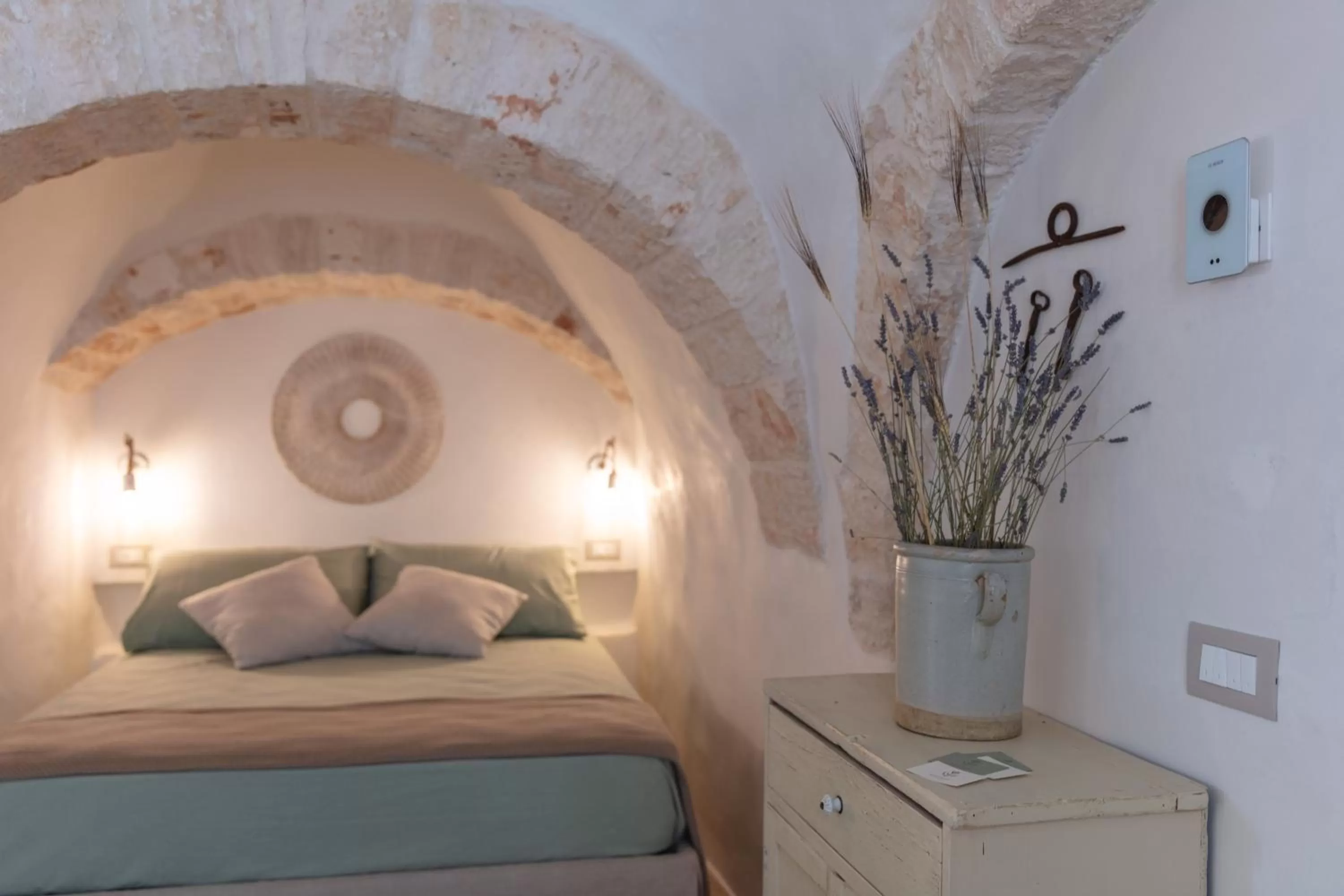 Bed in Trulli Magheia