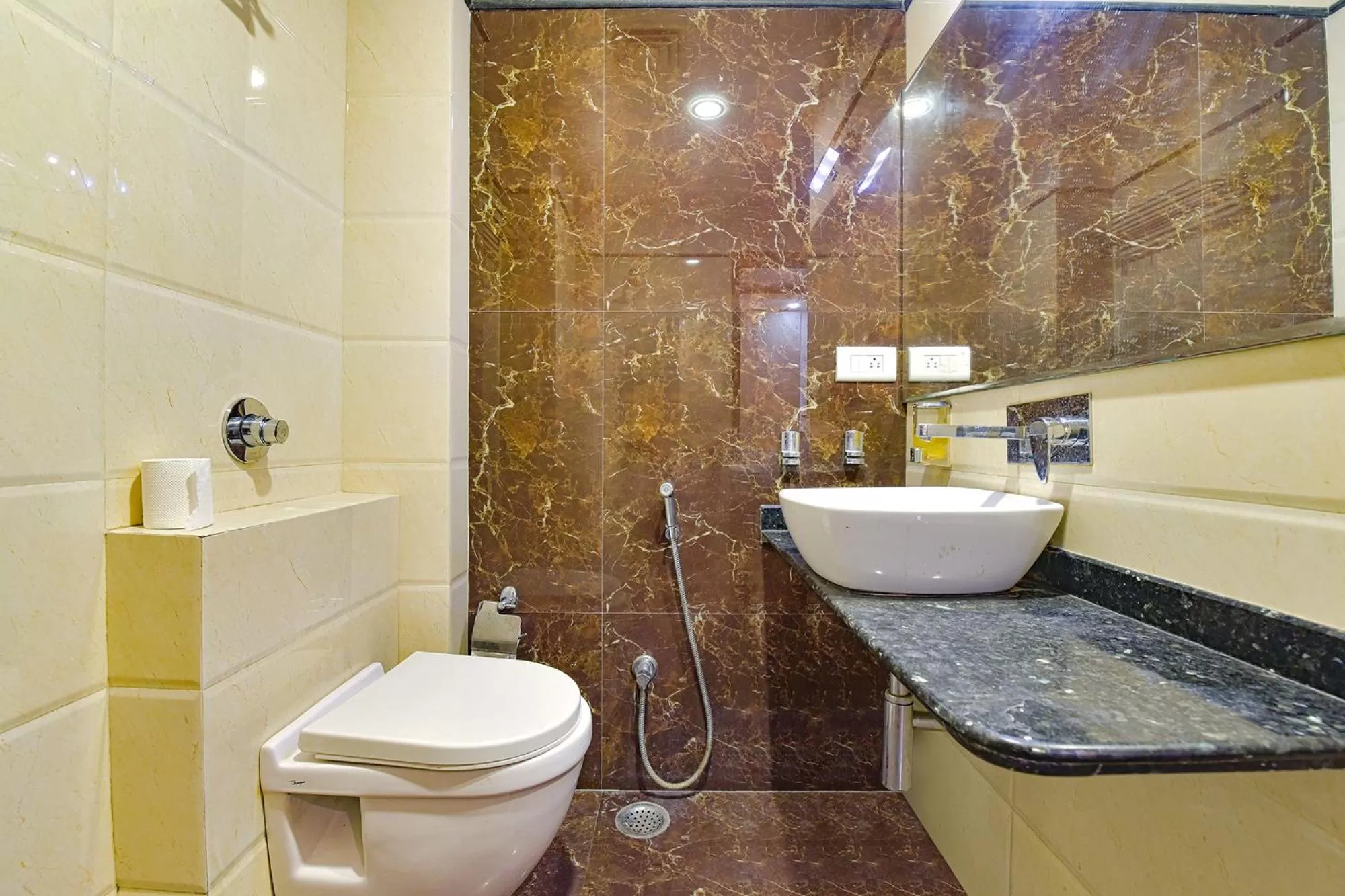 Bathroom in FabHotel Resolute Gopalpura