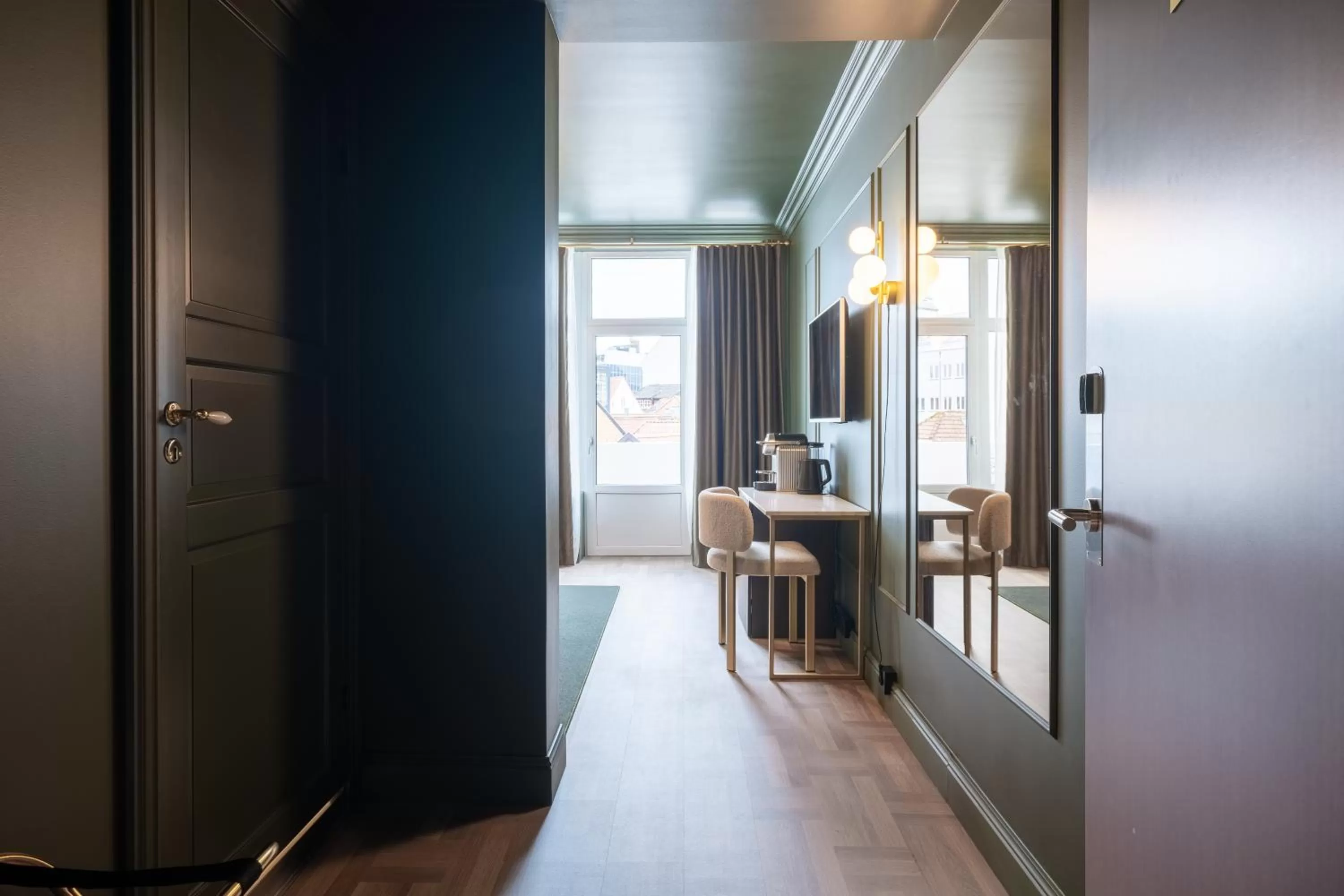 Decorative detail in The Villa