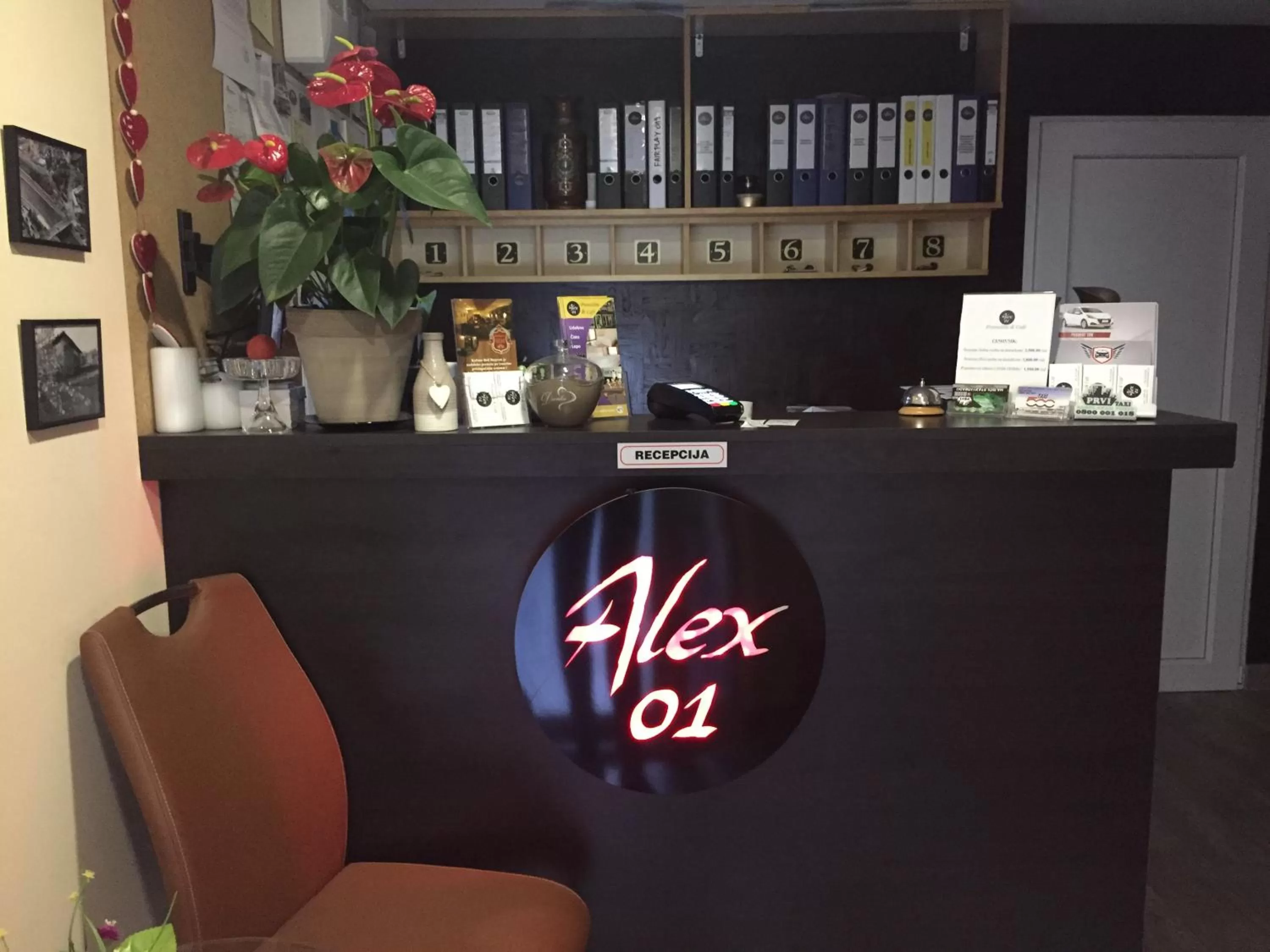 Lobby/Reception in B&B Alex