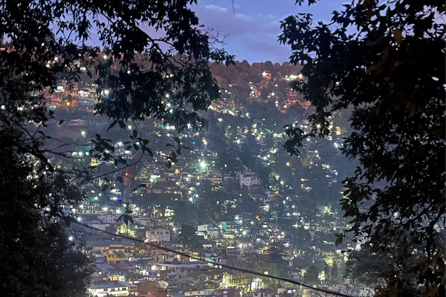 Mountain view in Cedar Woods Resort