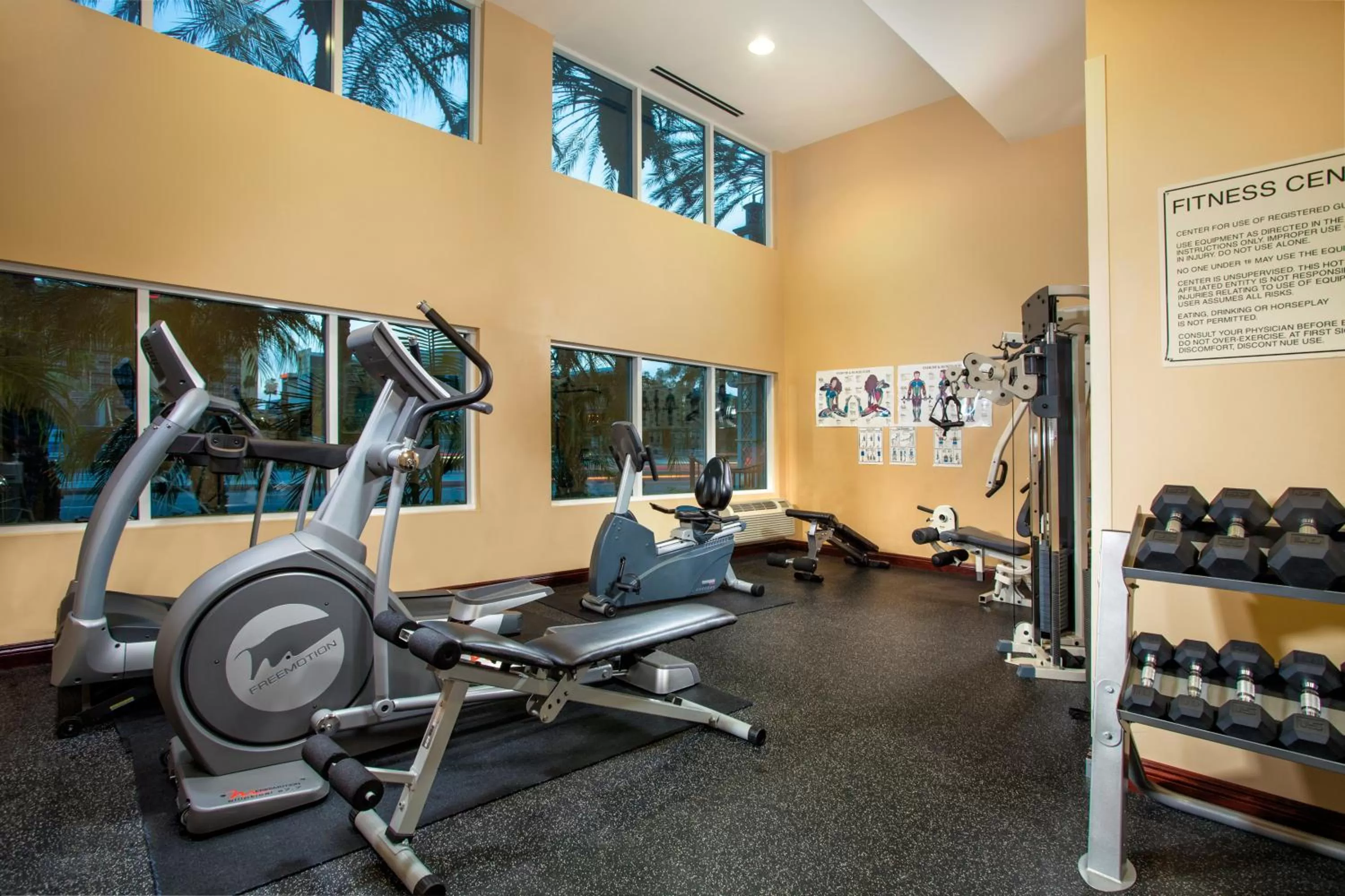 Fitness centre/facilities in Desert Palms Hotel & Suites Anaheim Resort