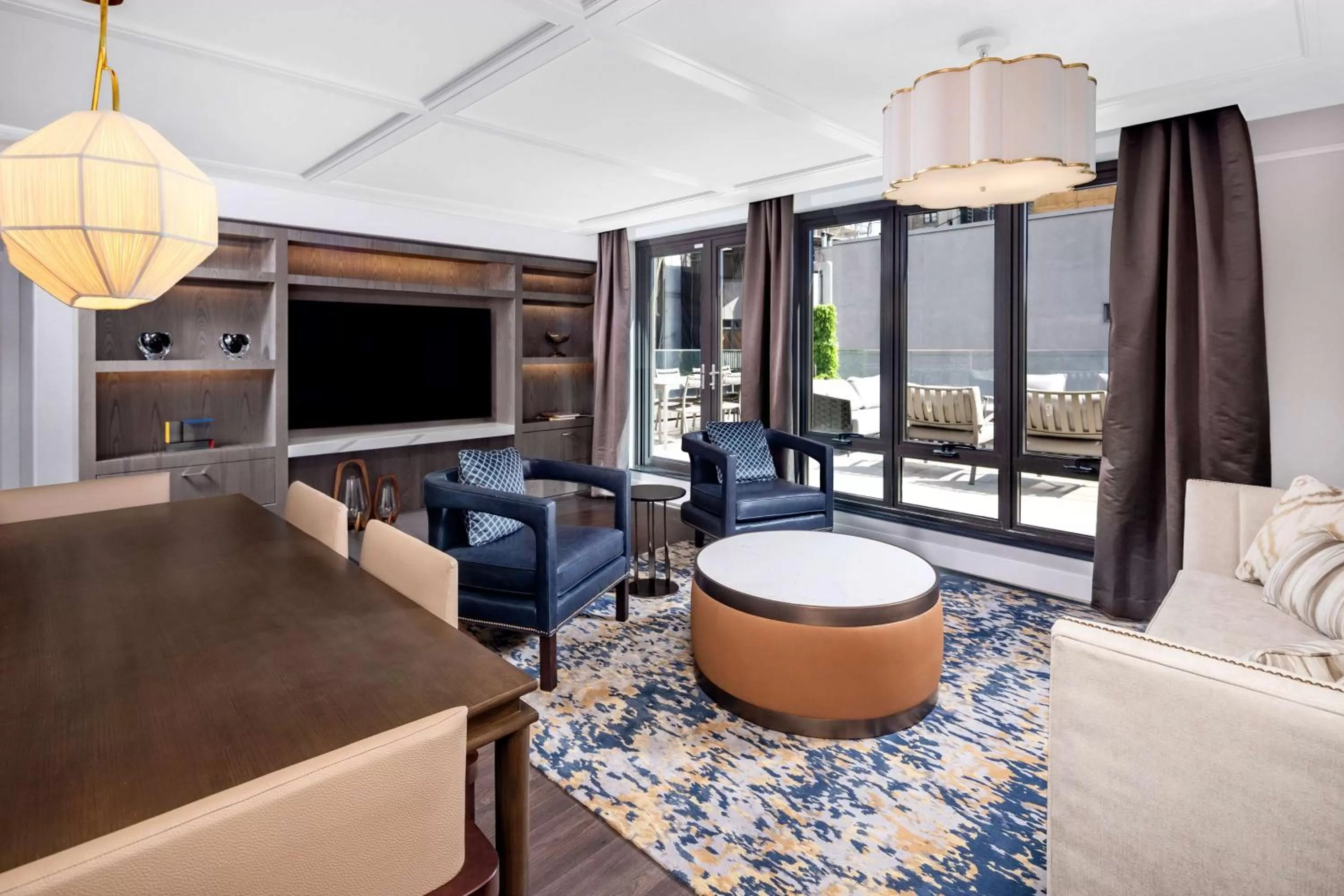 Living room in Hilton Club The Quin New York