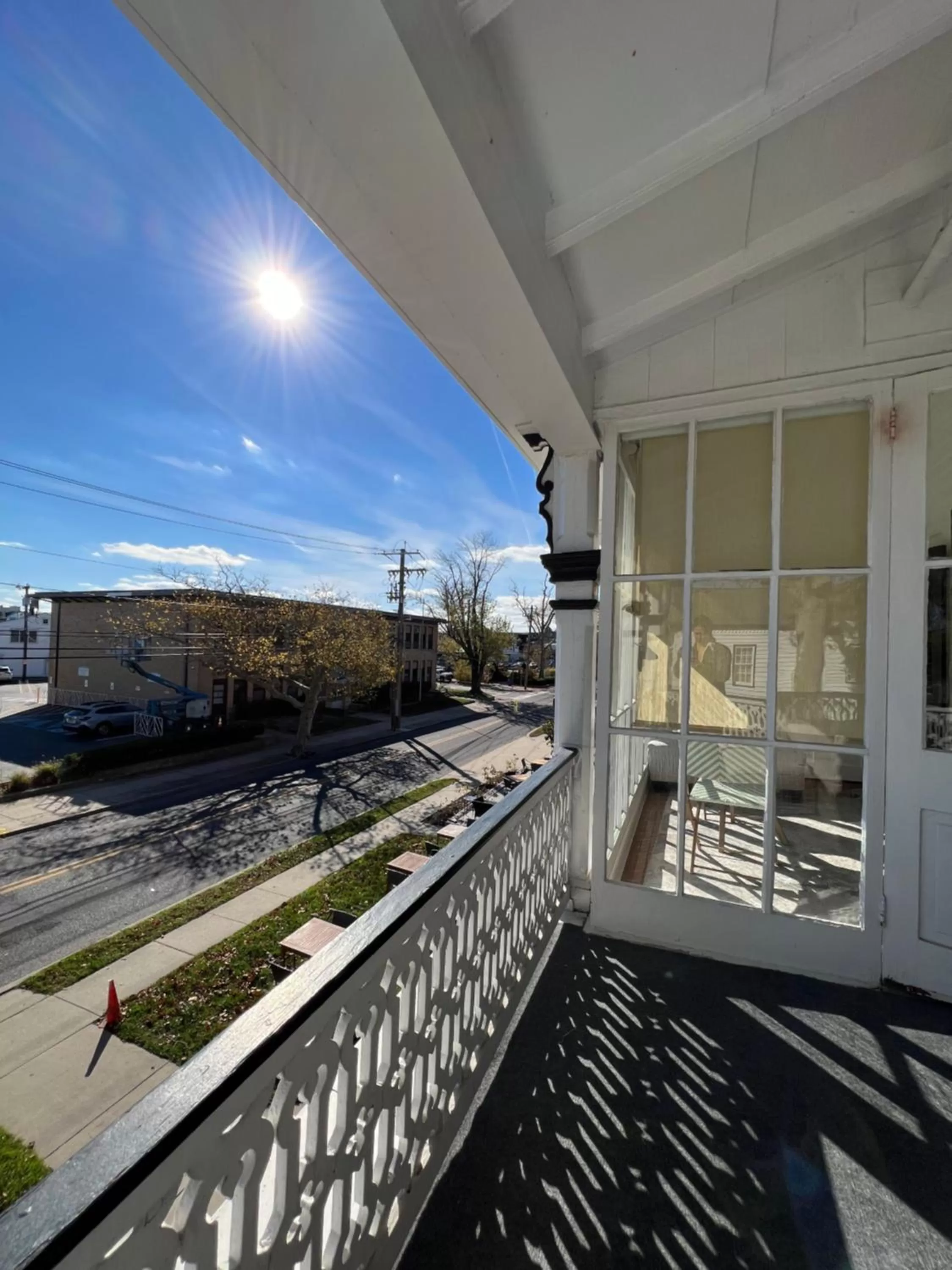 View (from property/room), Balcony/Terrace in Elaine's Cape May Boutique Hotel