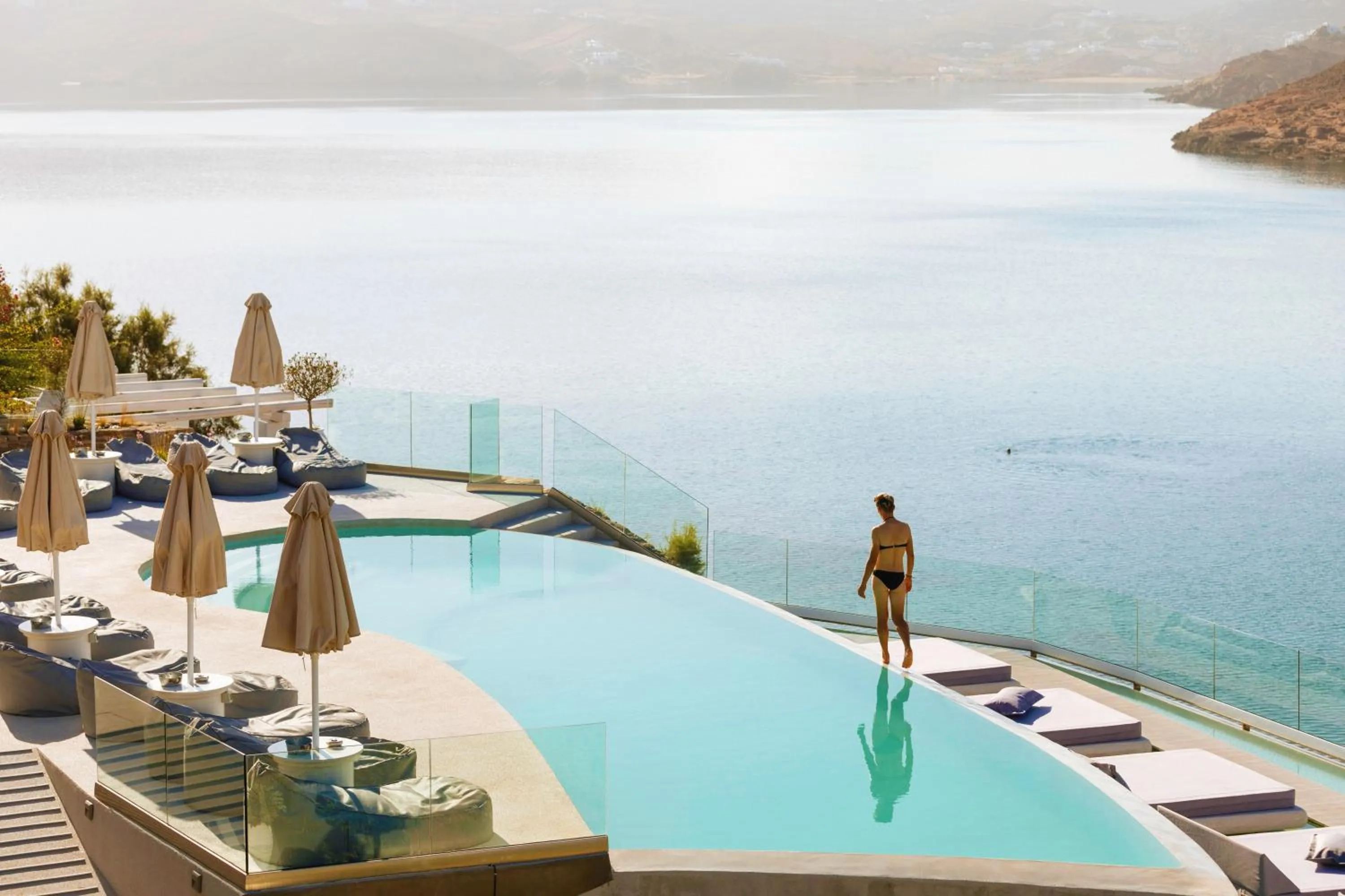 Landmark view in Panormos Village Hotel