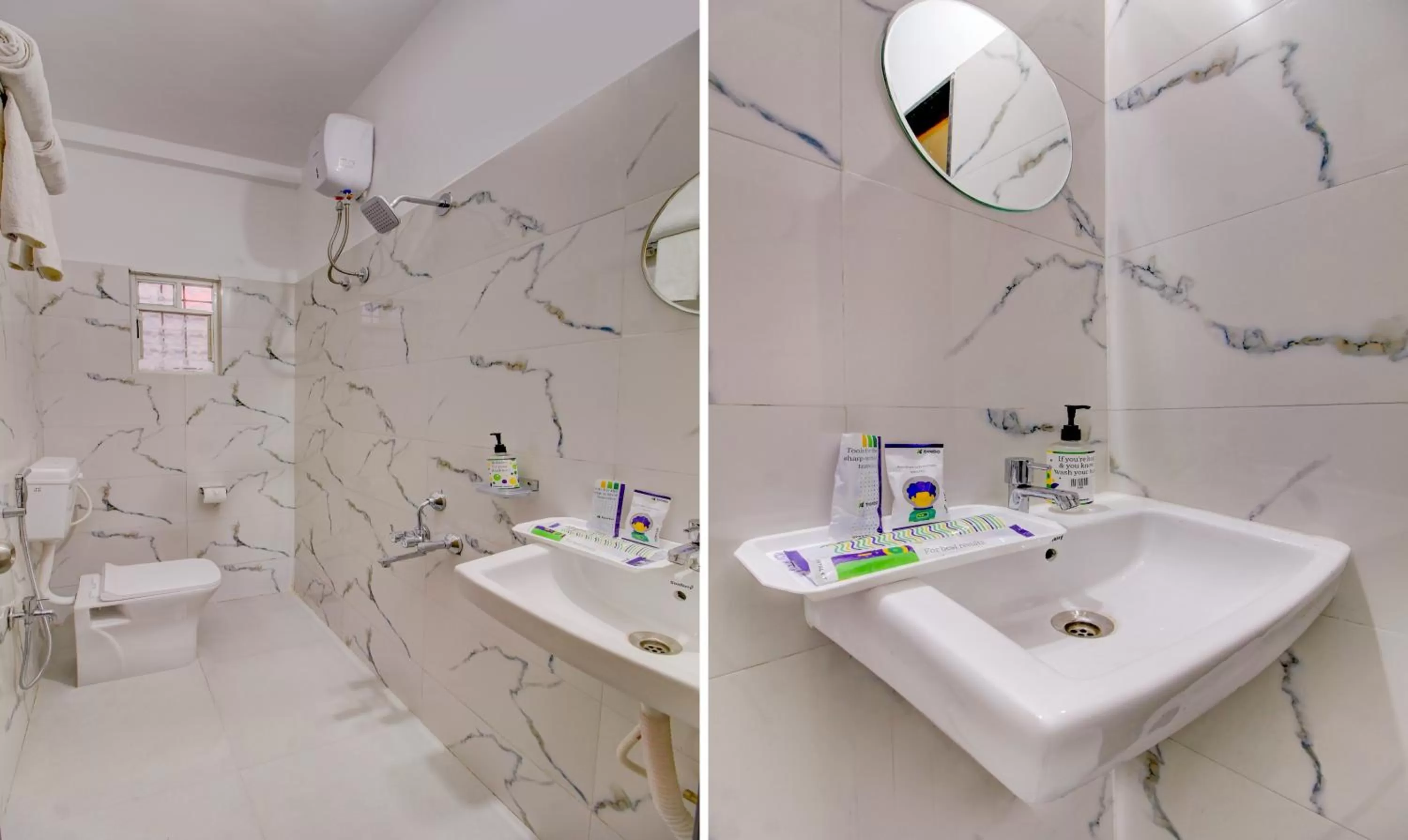 Bathroom in Treebo Trend White House