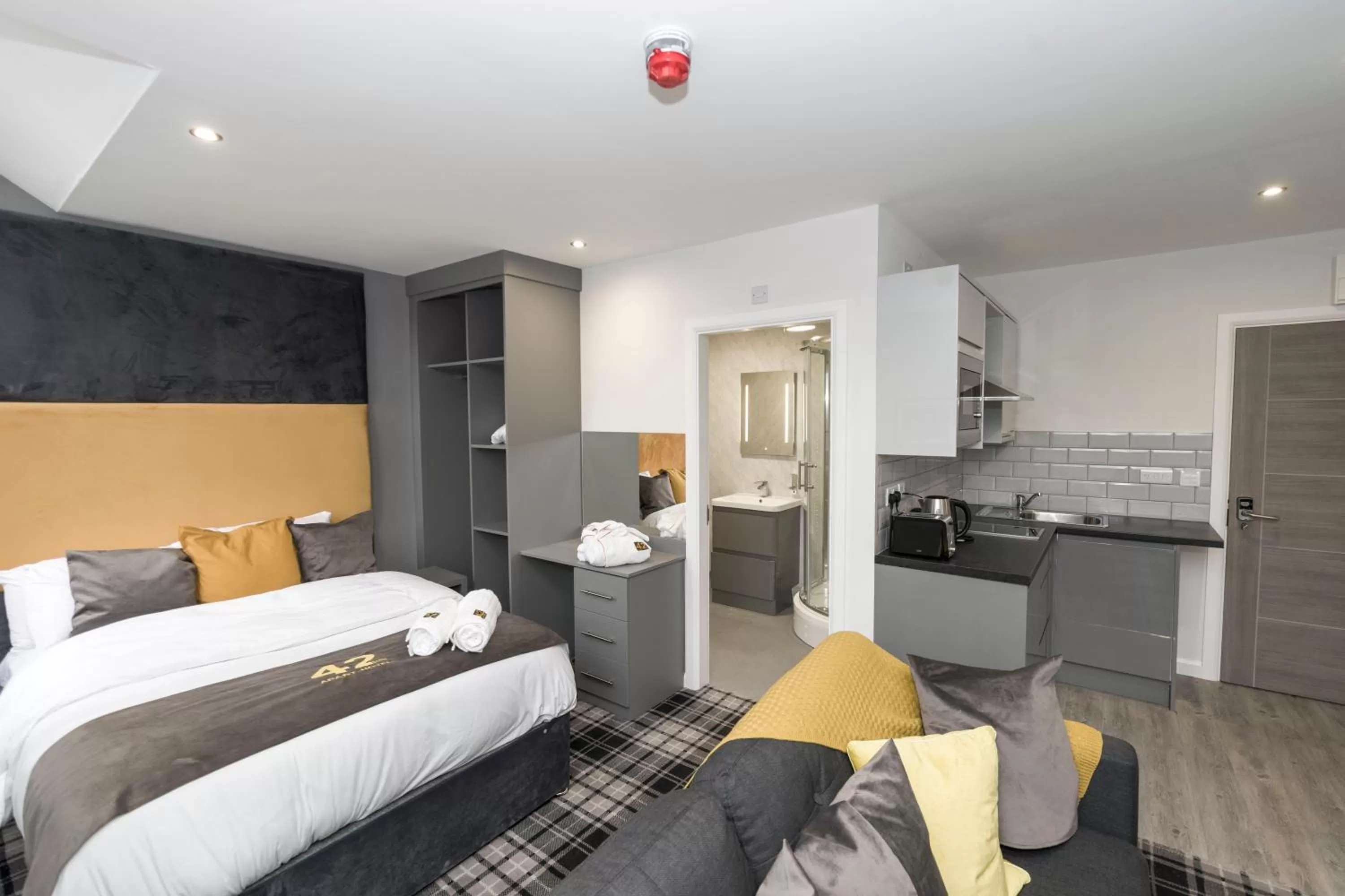 Bedroom, Bed in 42 Apart-Hotel