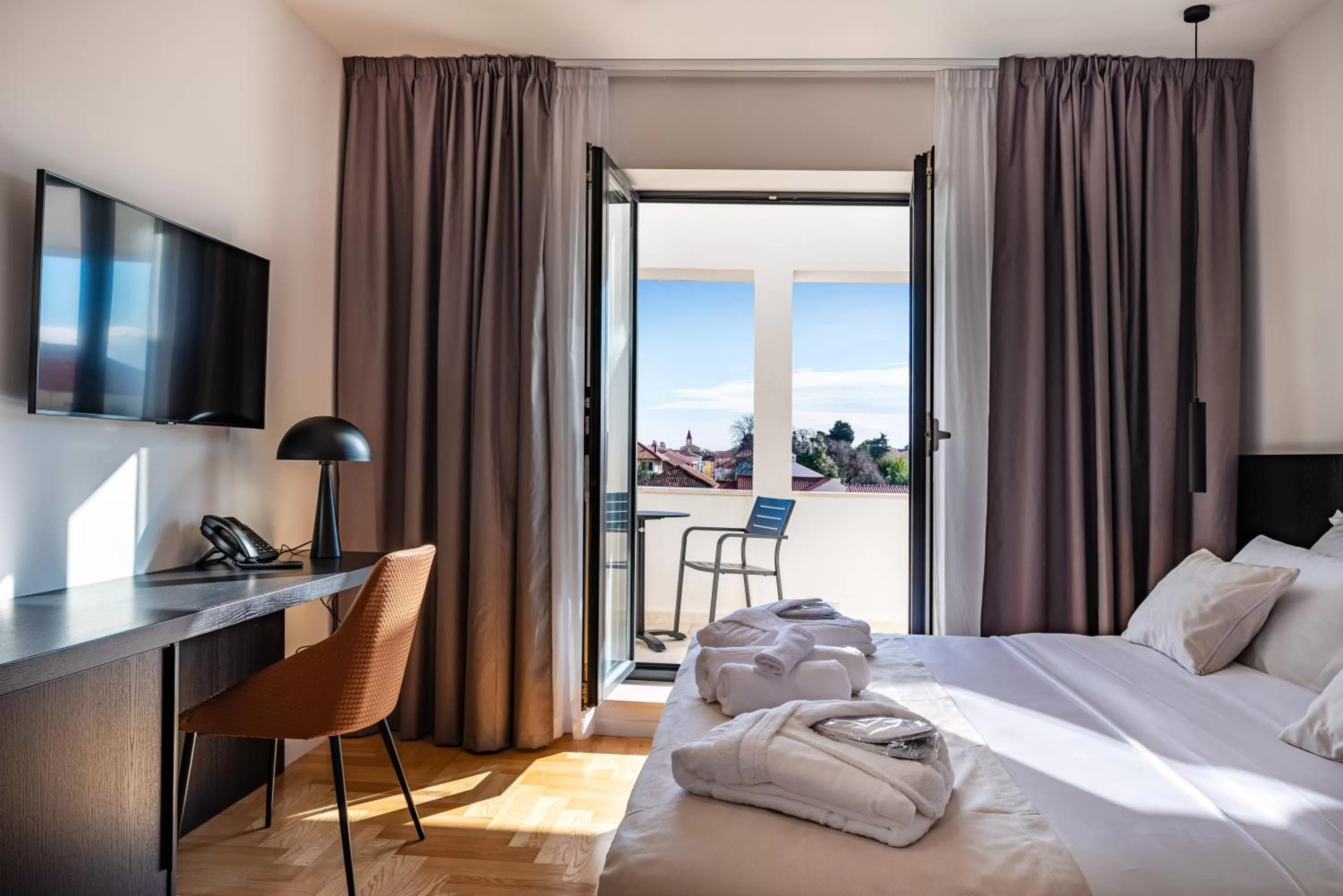 Bed in Miramare Hotel