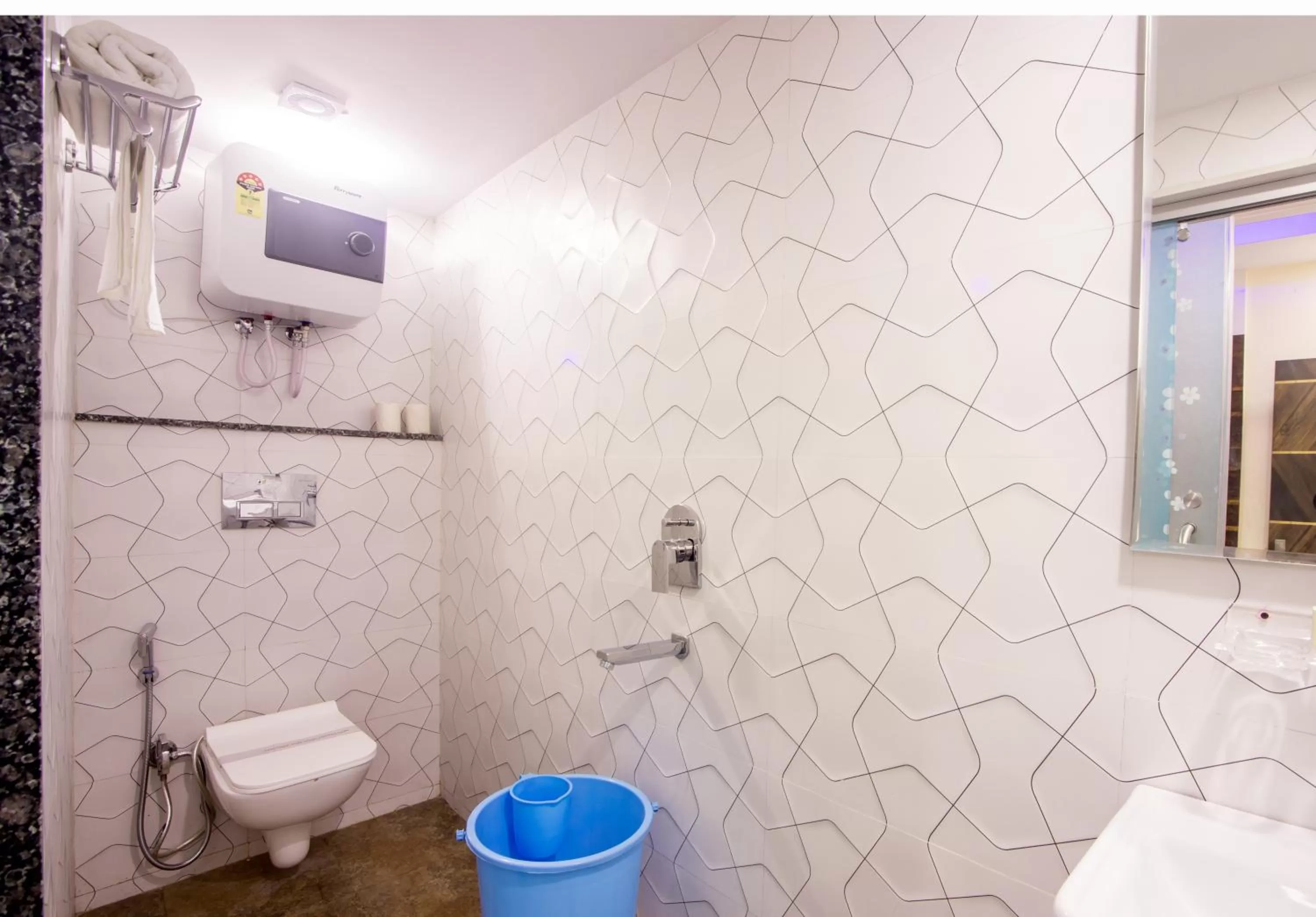 Bathroom in Hotel Harsha International