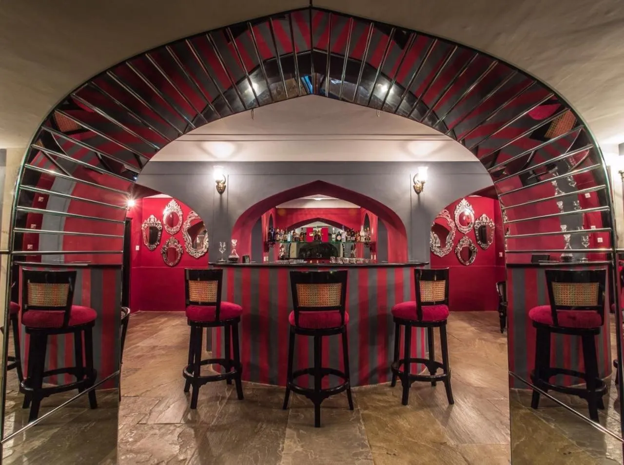 Lounge or bar in Royal Heritage Haveli - By Leisure Hotels