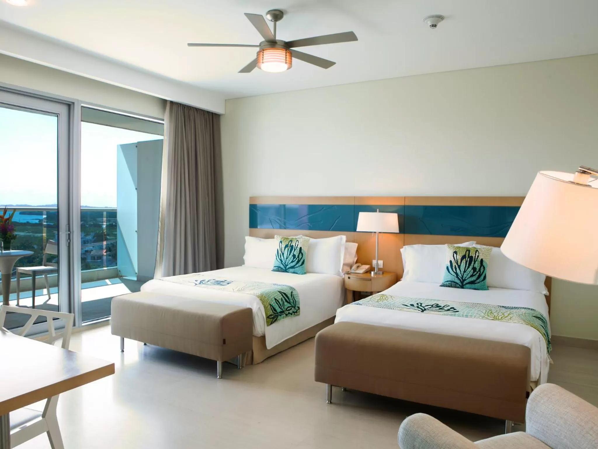 Balcony/Terrace, Bed in Las Americas Torre Del Mar