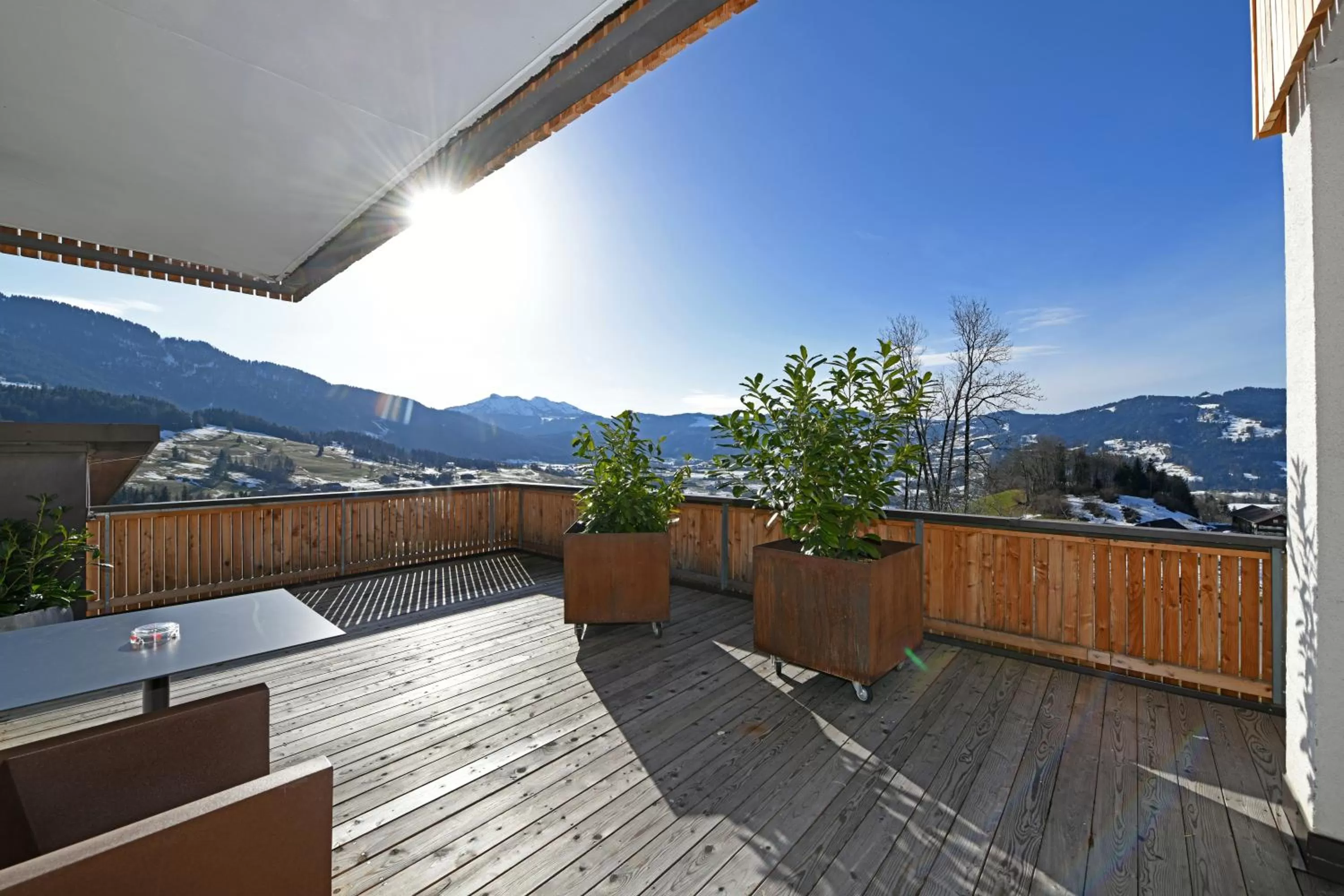 Balcony/Terrace in St Hubertus BnB
