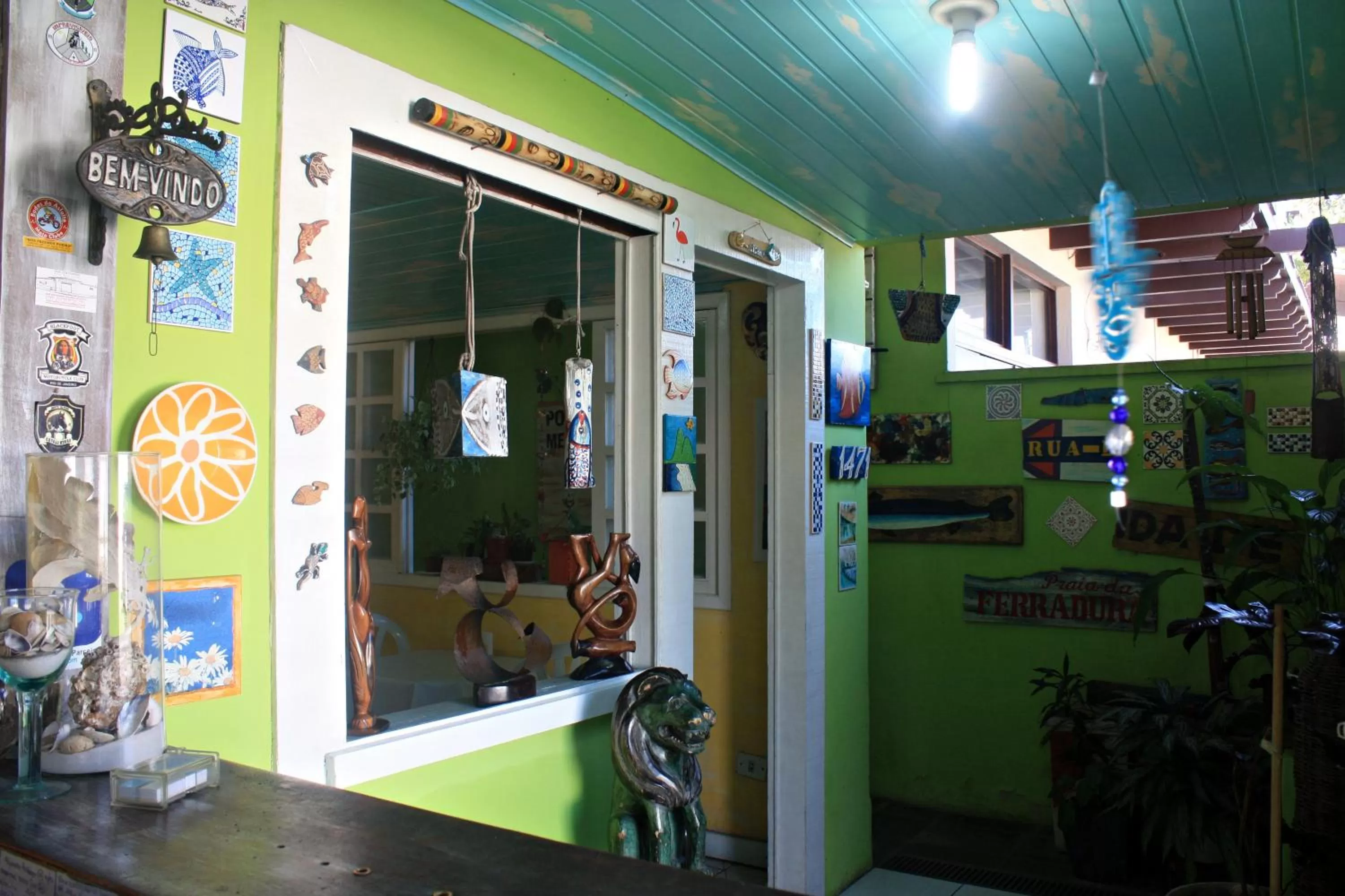 Lobby or reception in Pousada Mare Blue