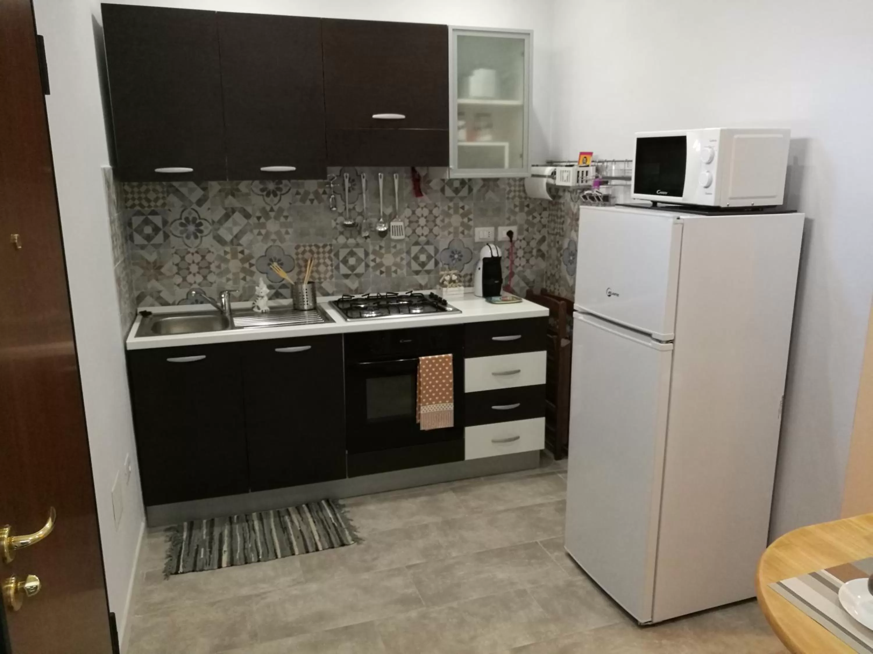 Kitchen or kitchenette in B&B A casa dell'artista