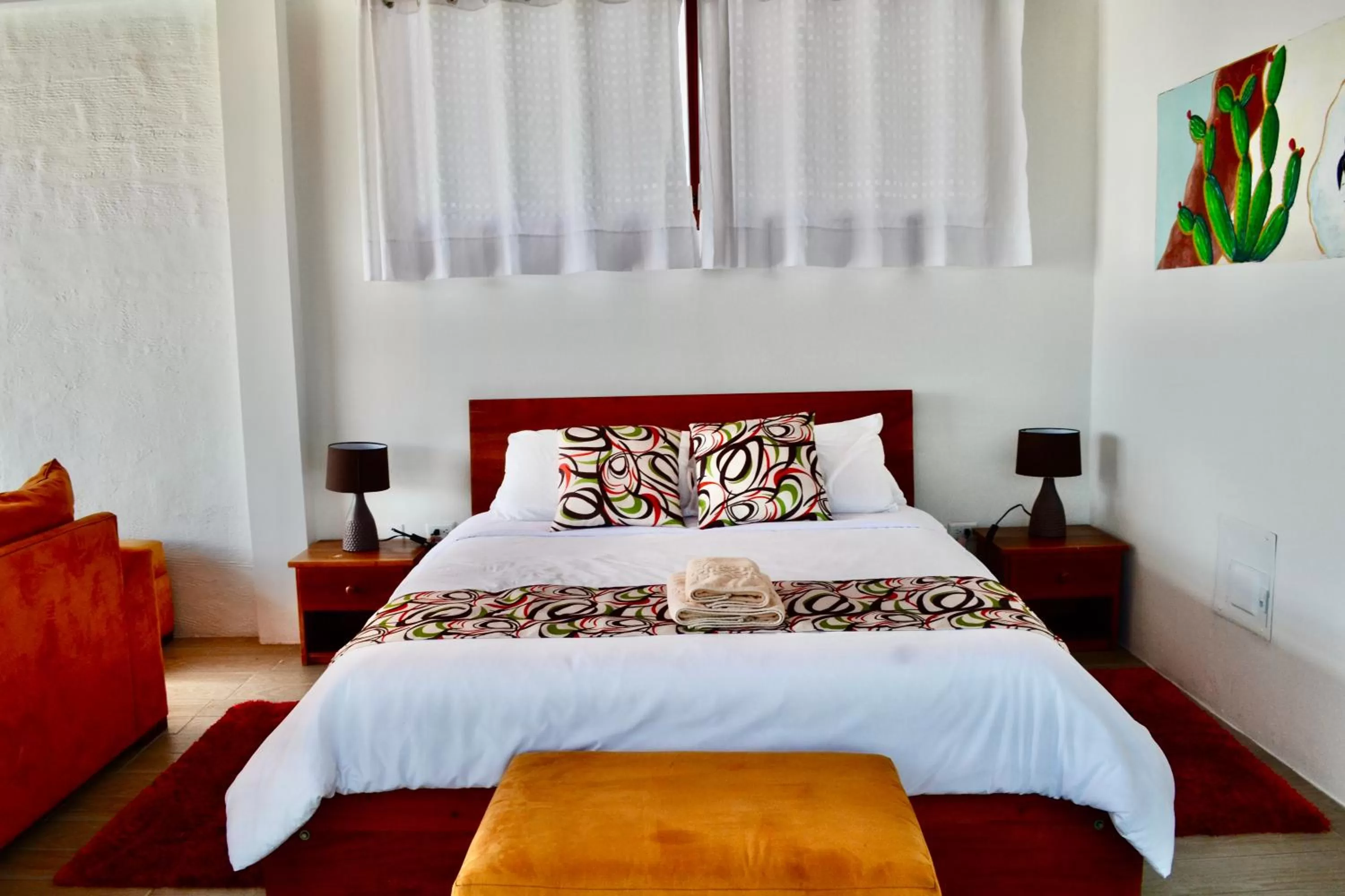 Bed in Hotel Miconia