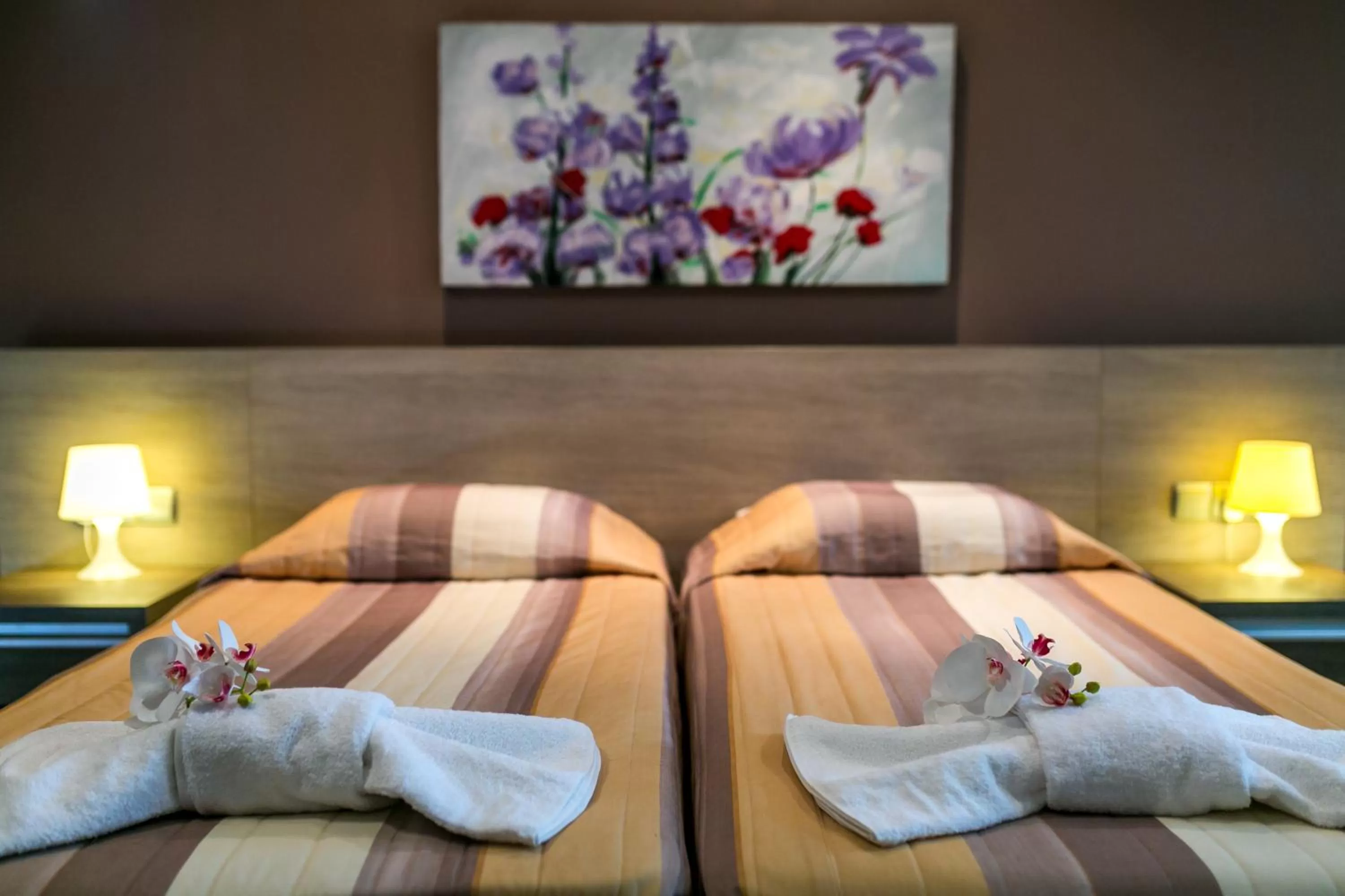 Bed in Crystallo Apartments