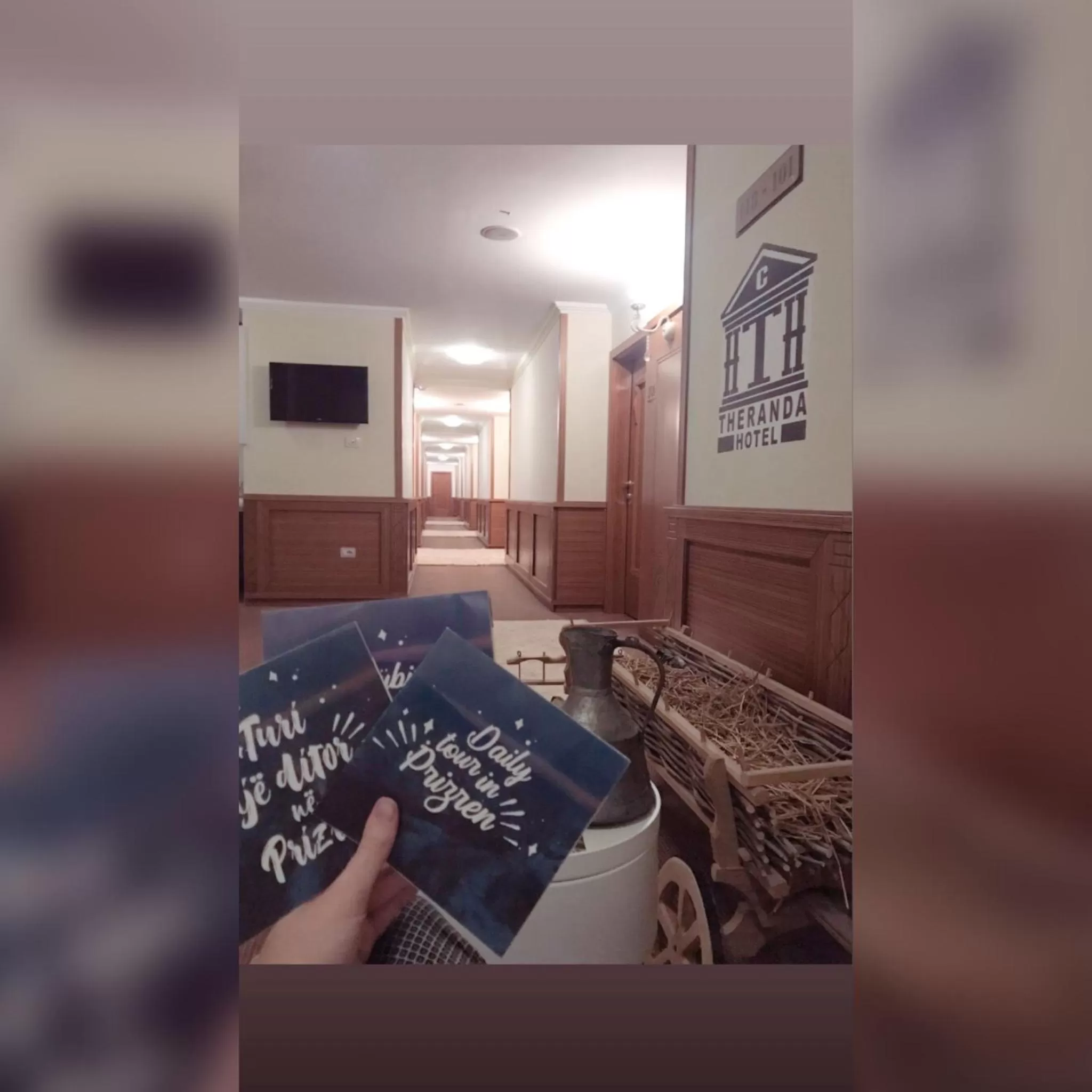 Seating area in Theranda Hotel