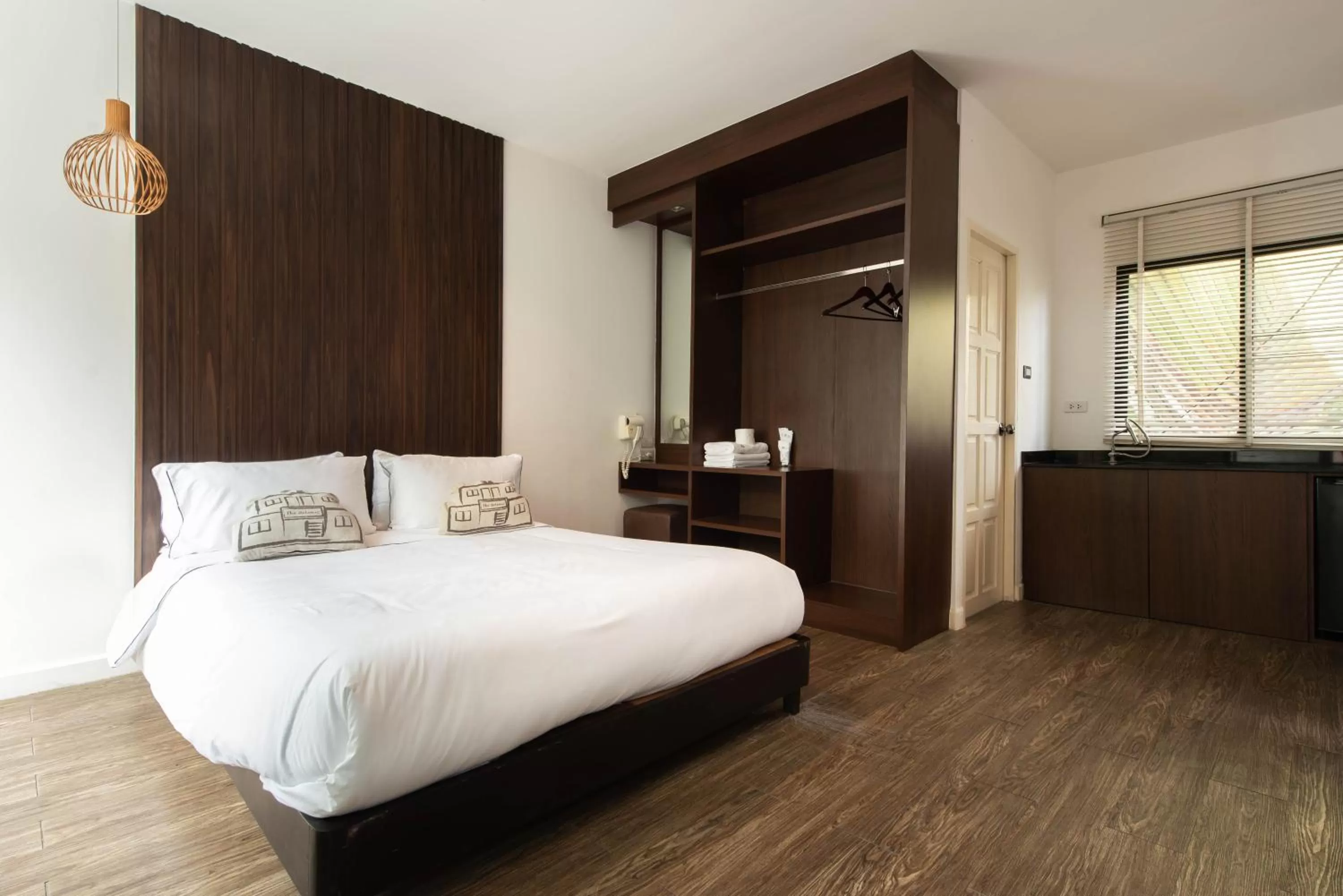 Bed in Botanic Service Room at Impact Muangthongthani - SHA Certified