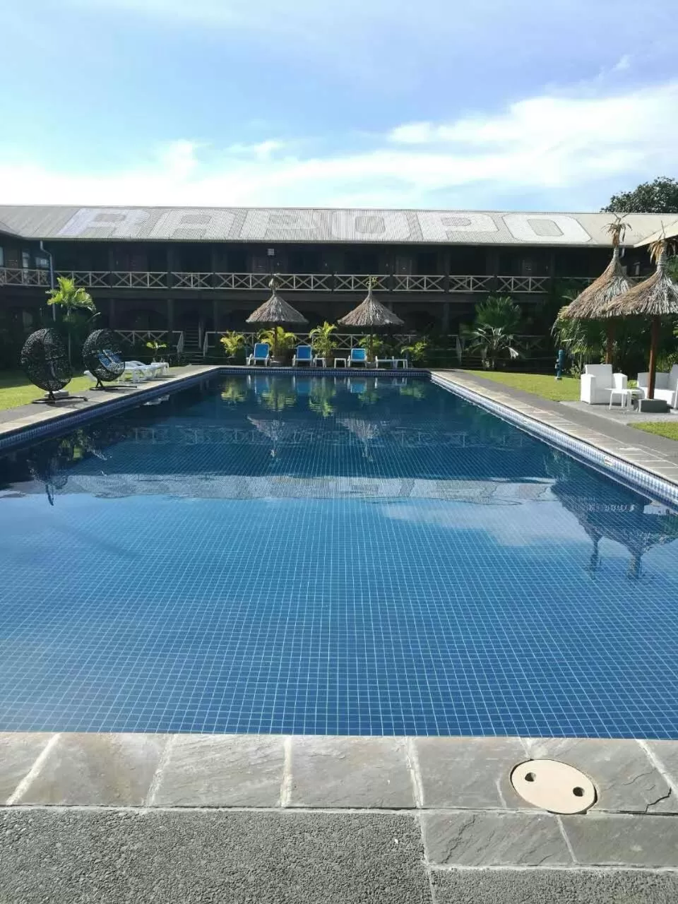 Swimming pool in Rapopo Plantation Resort