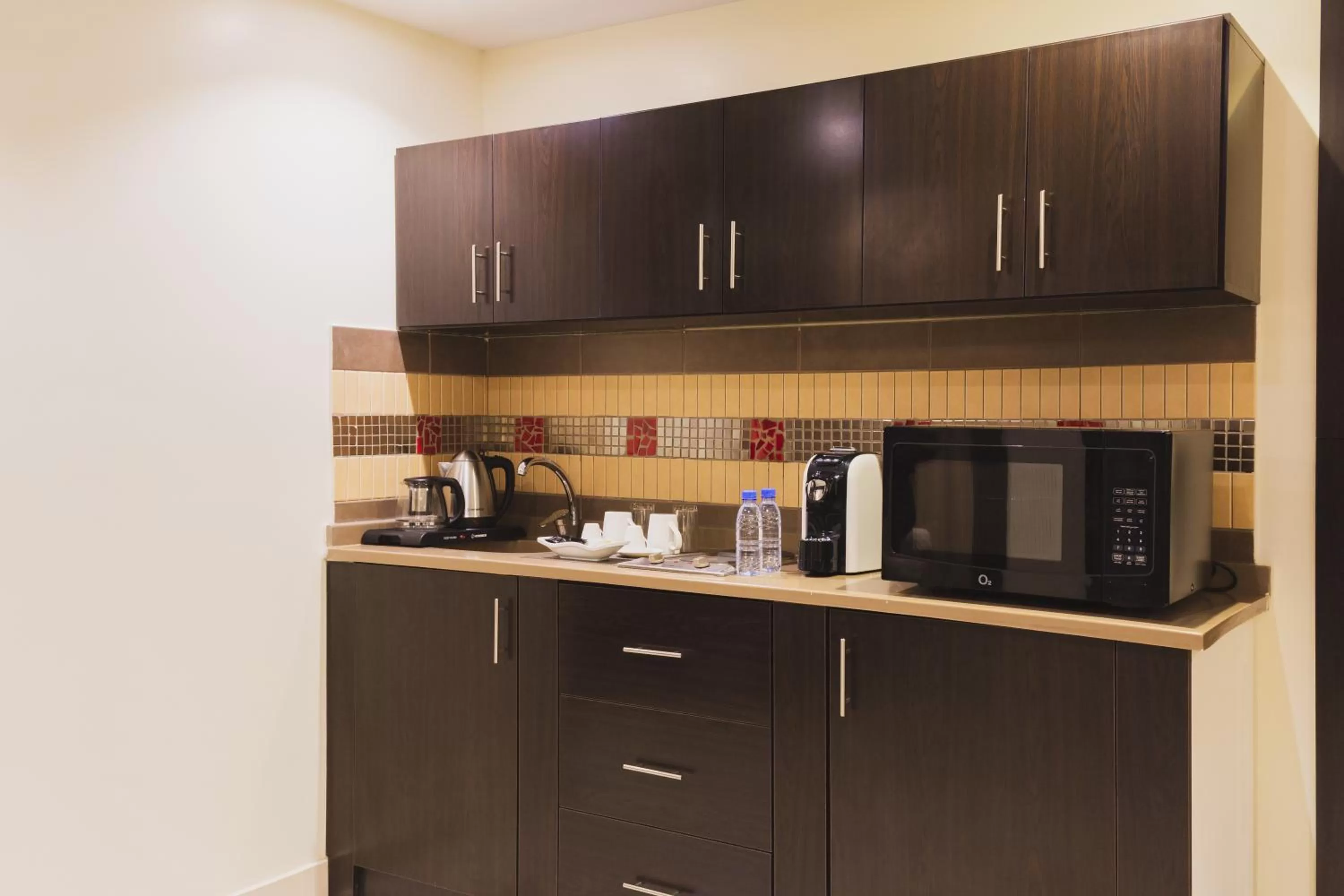 Kitchen or kitchenette in Golden Ship Hotel