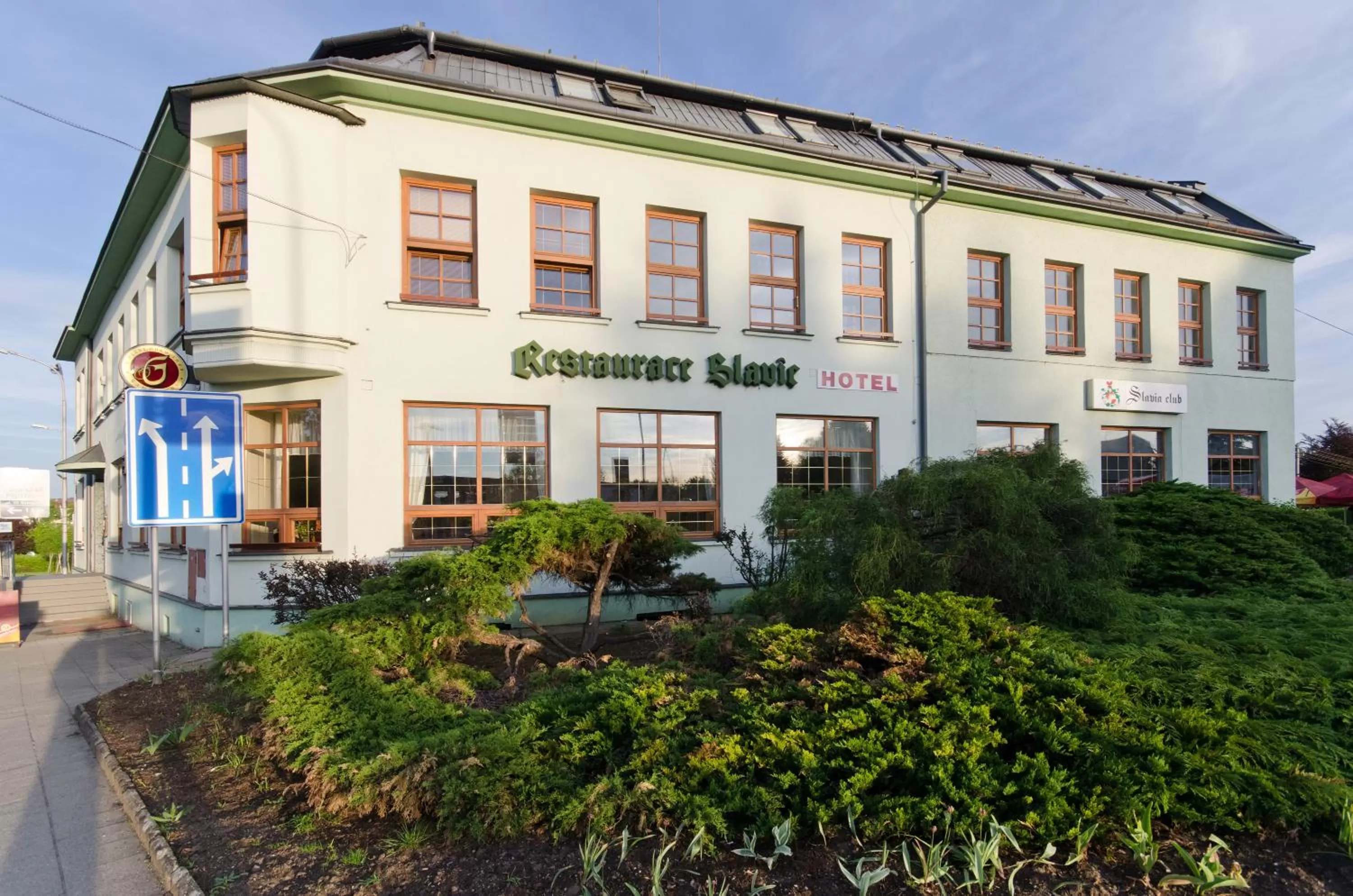 Facade/entrance in Hotel Slavia