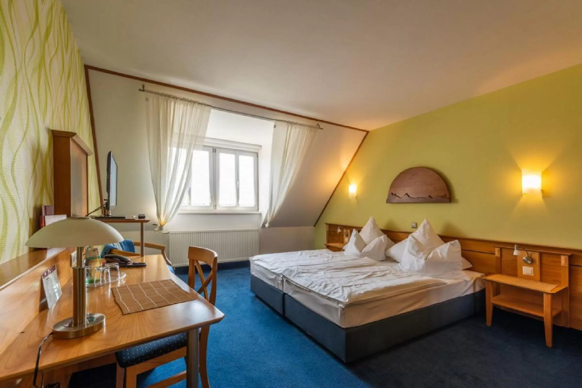 Bedroom, Bed in Biobausewein WEIN HOTEL LEBEN