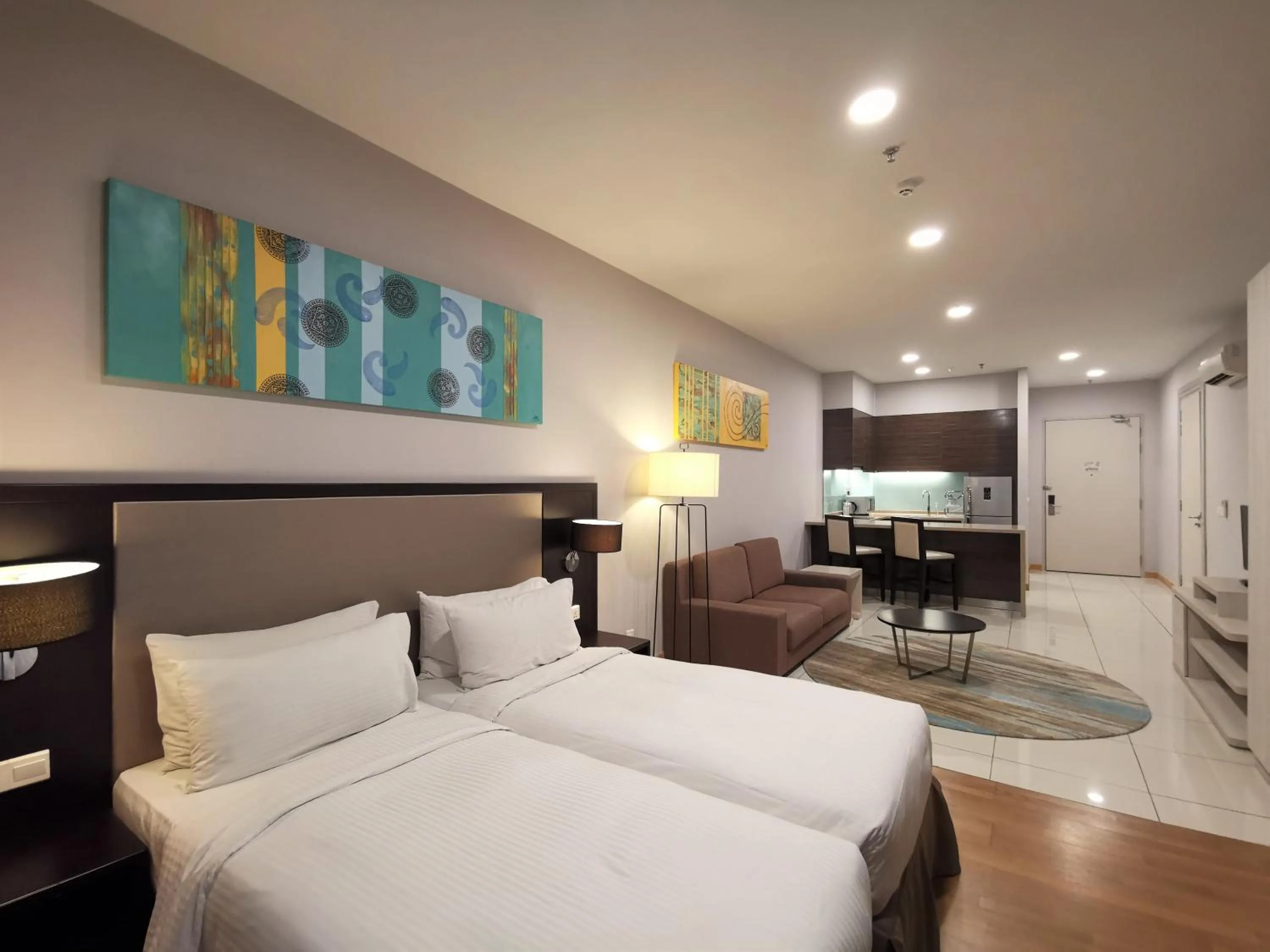 Bed in Trinidad Suites Johor, Trademark Collection by Wyndham