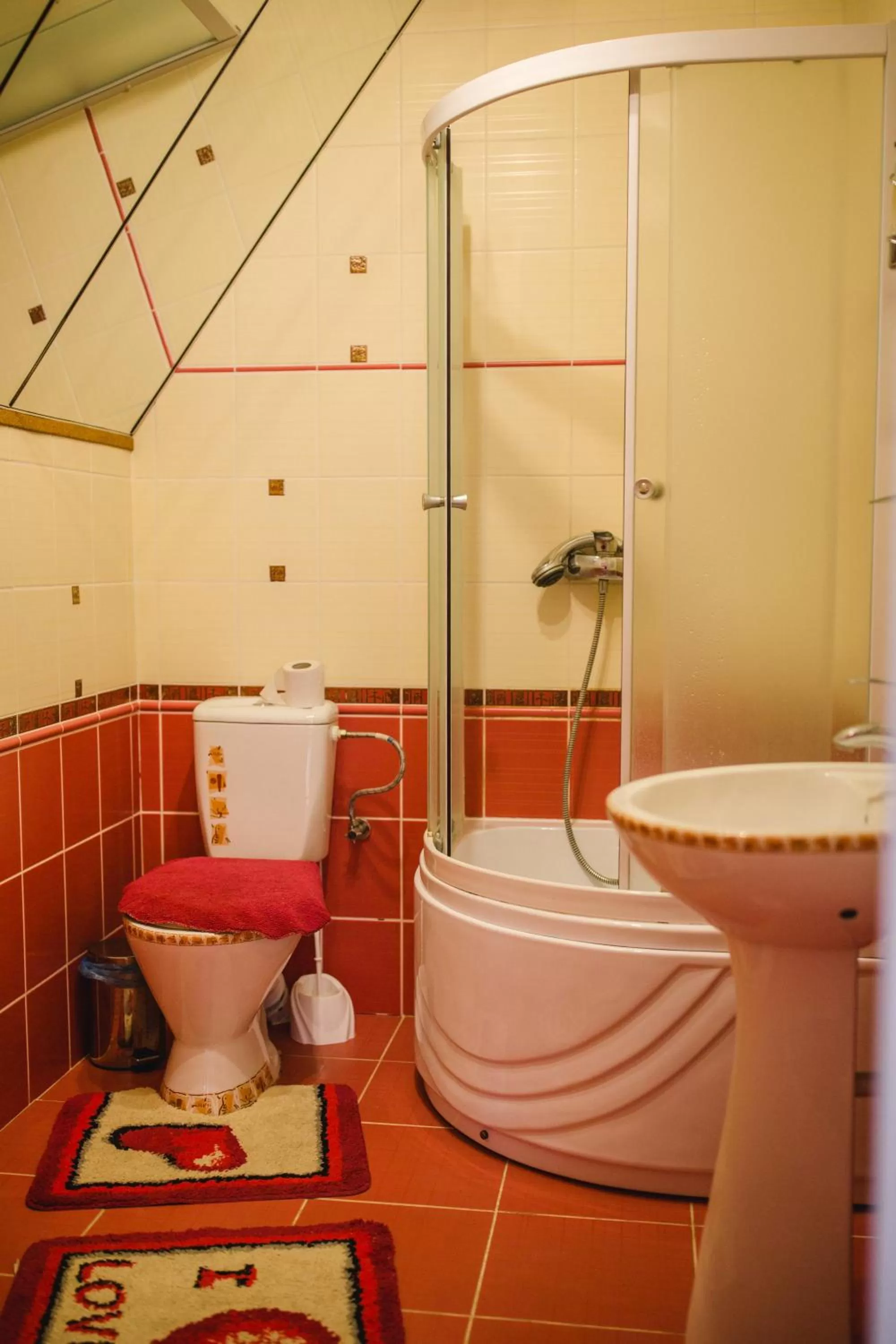 Shower, Bathroom in Kolyba Opryshkiv