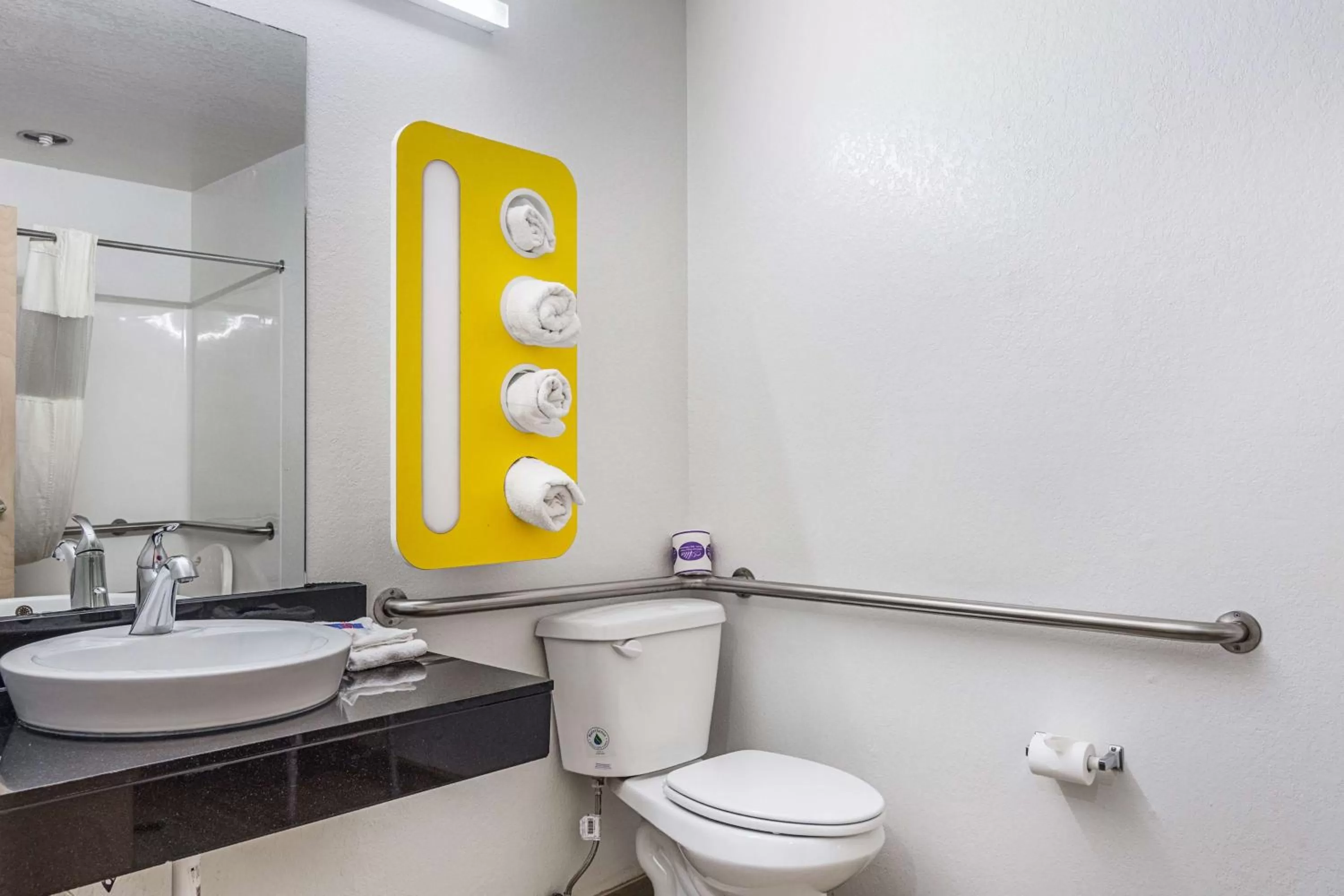 Bathroom in Motel 6-Mcalester, OK