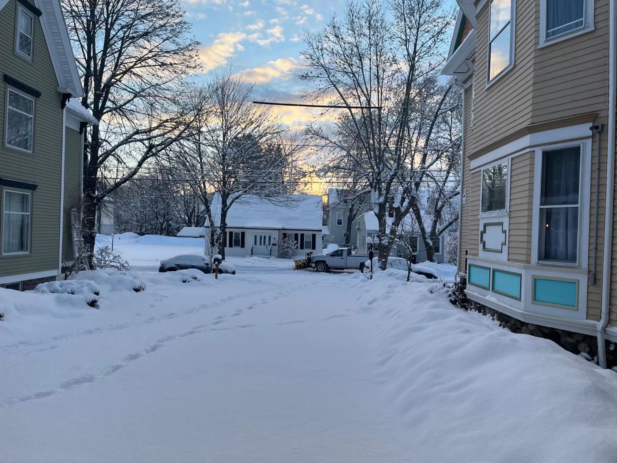 Property building, Winter in Munroe Inn Boutique Hotel