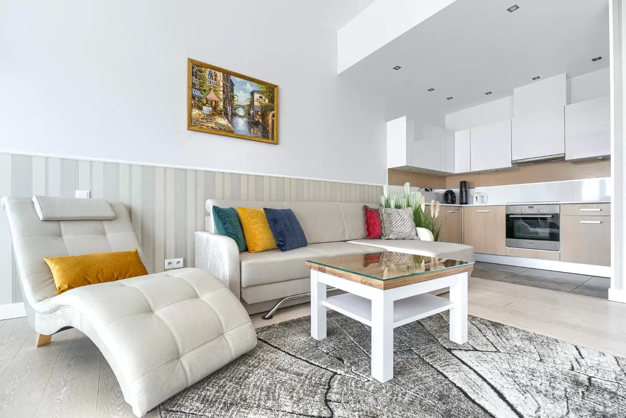 Kitchen or kitchenette in Dune Resort Mielno - A