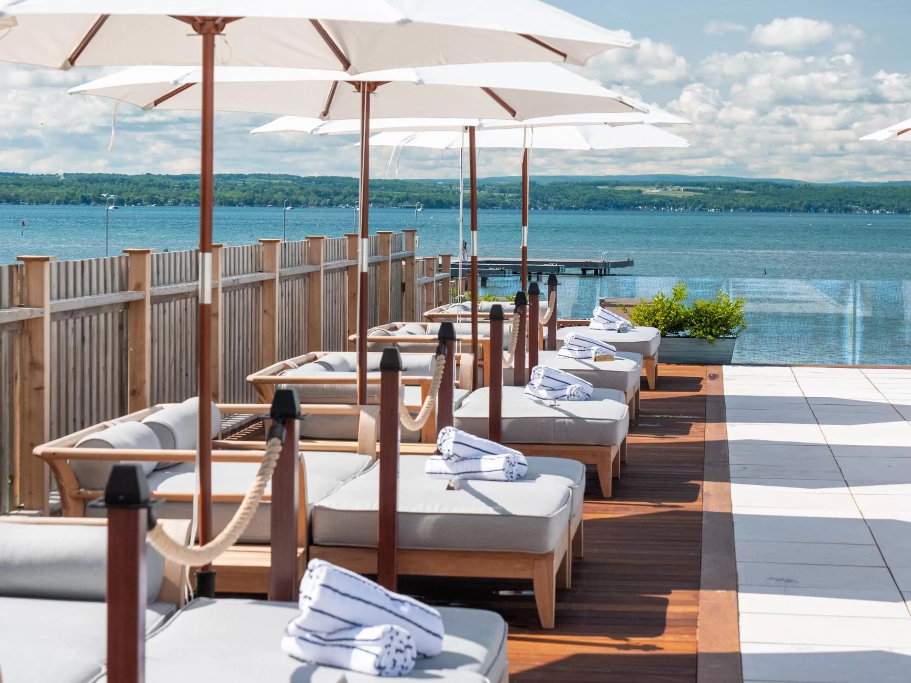Swimming pool in The Lake House on Canandaigua