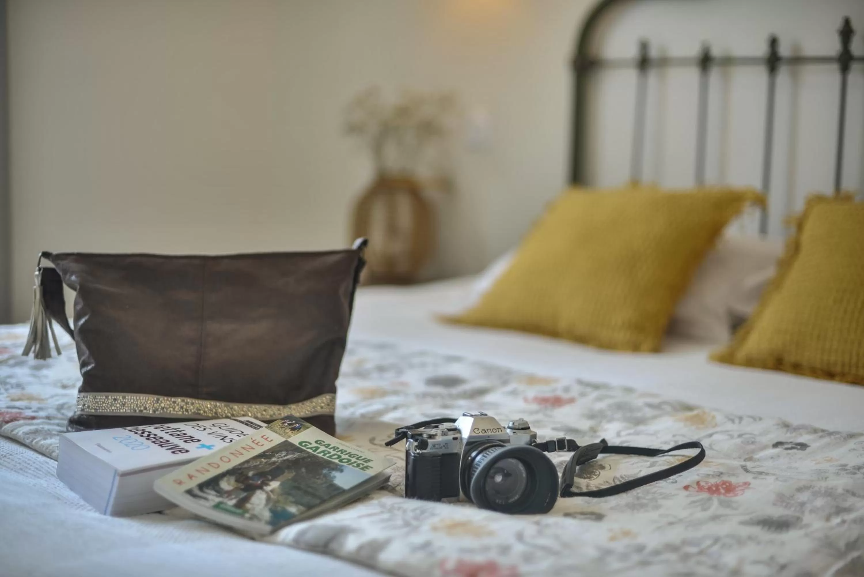 Decorative detail, Bed in Domaine de Sévanes