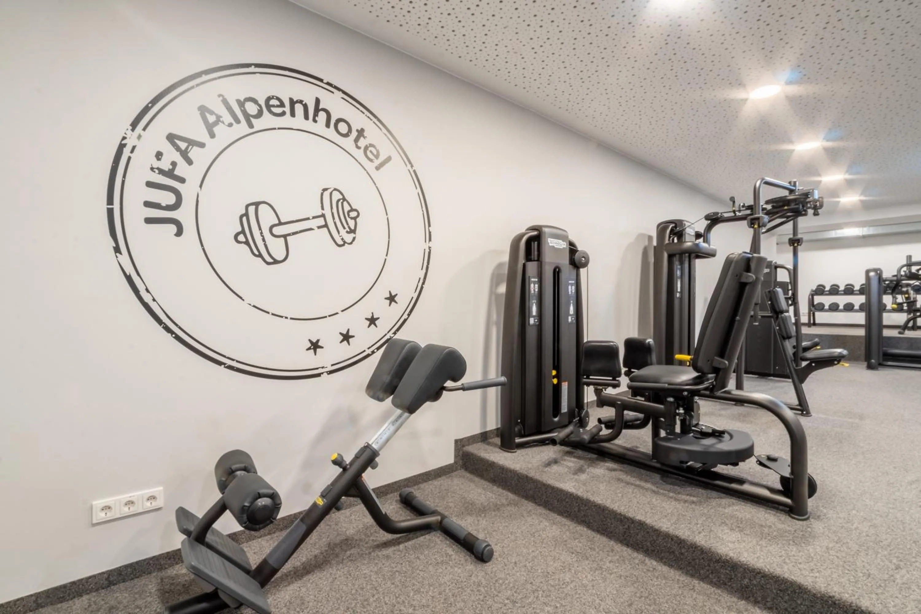 Fitness centre/facilities in JUFA Alpenhotel Saalbach