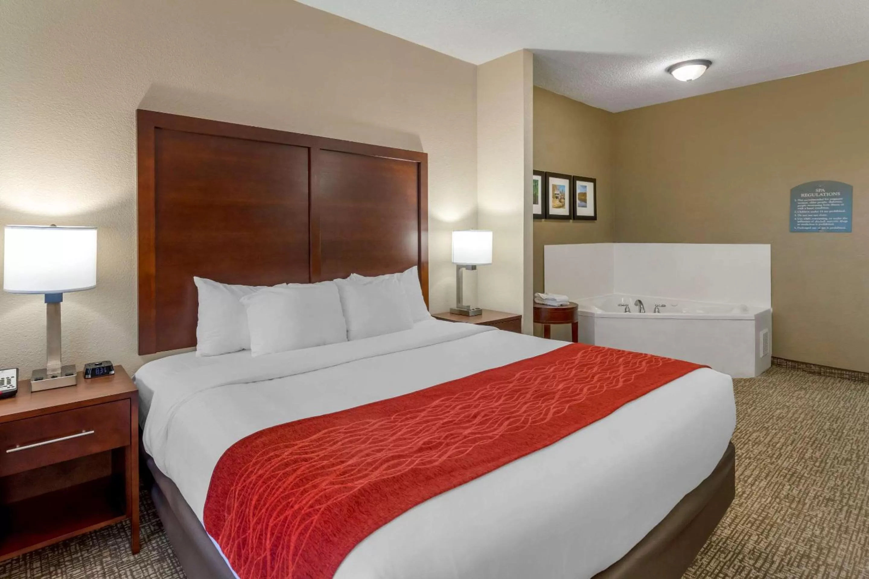Photo of the whole room, Bed in Comfort Inn & Suites Canton Riverstone Area