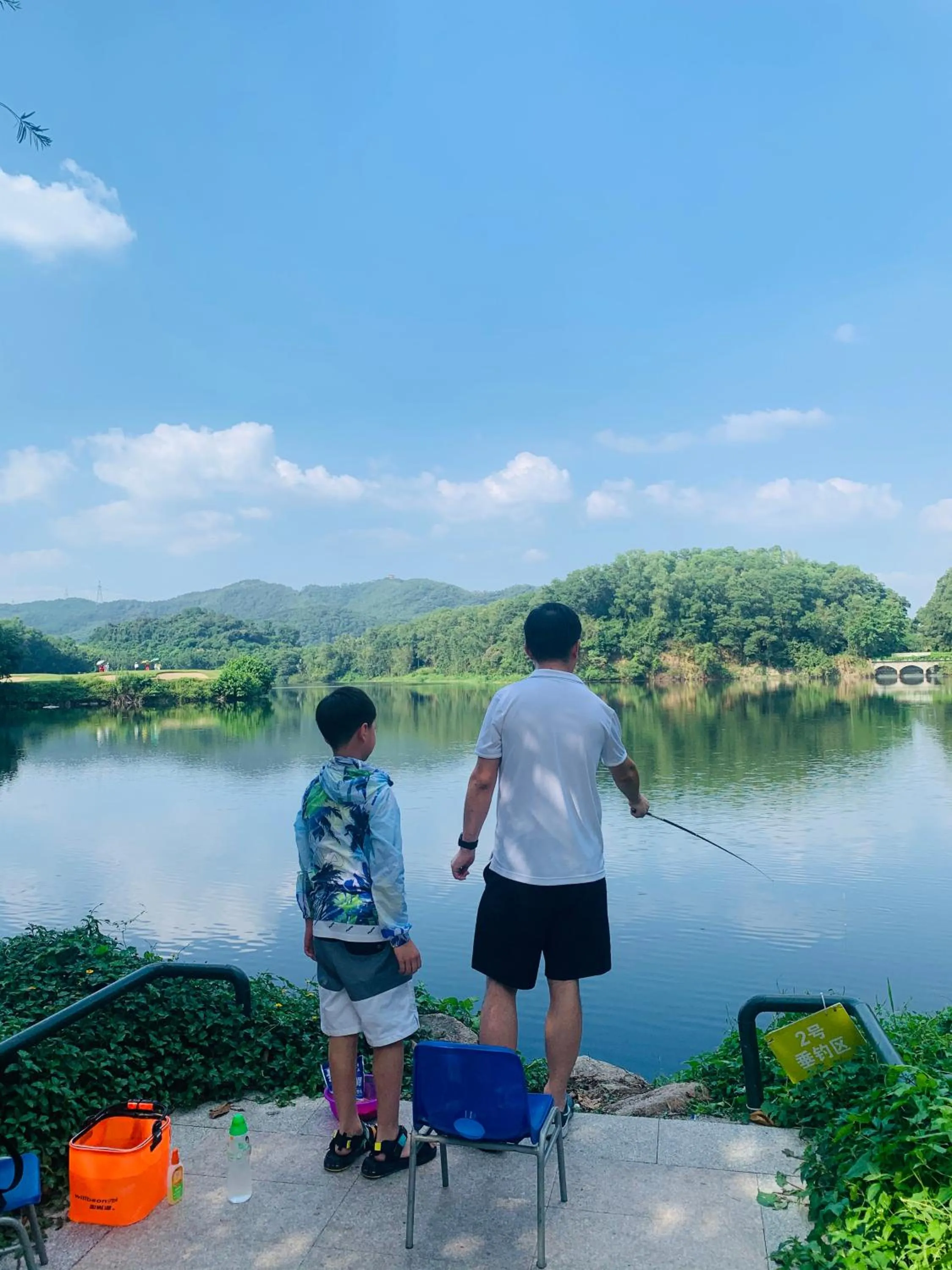 Fishing in Mission Hills Hotel Resorts Dongguan