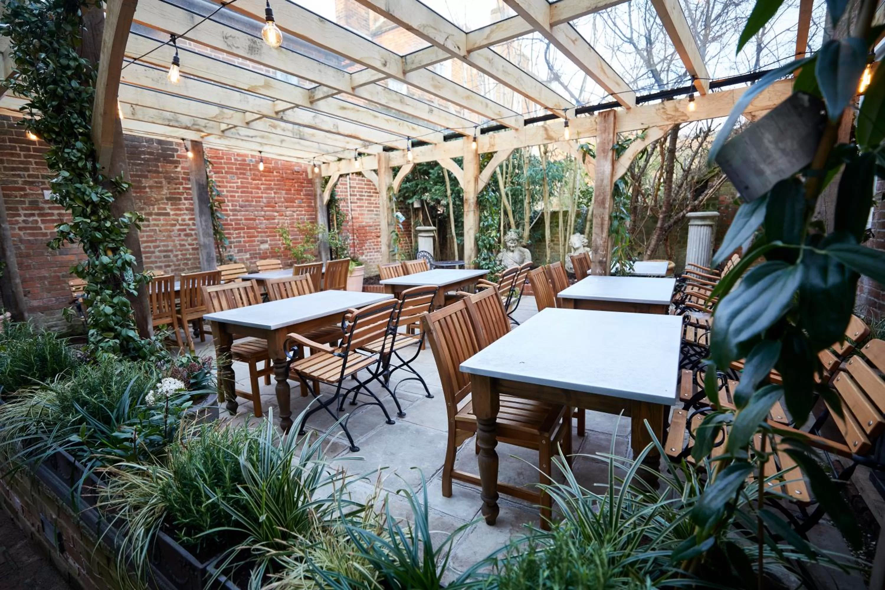 Patio in Wykeham Arms