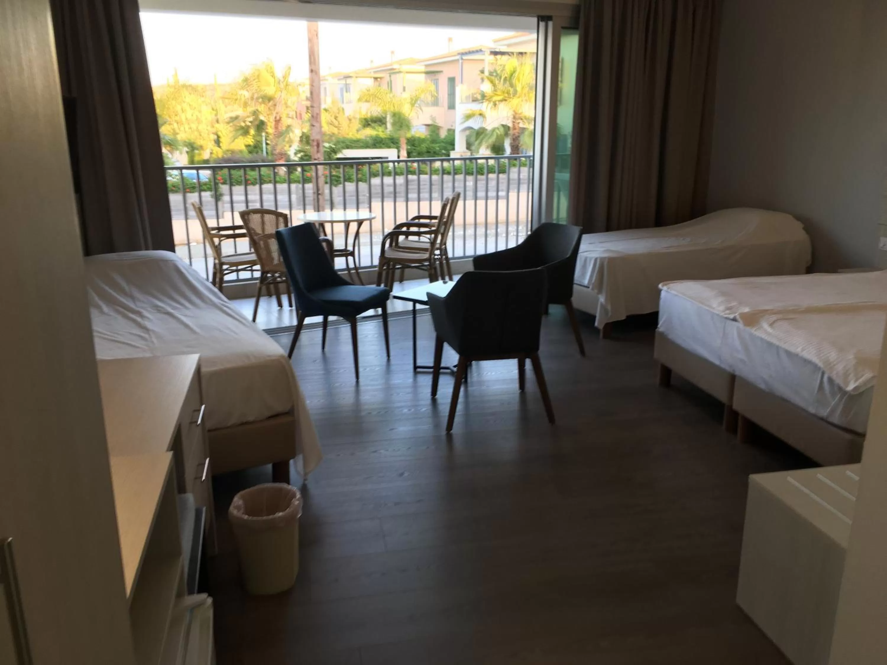 Bed in Aphrodite Beach Hotel